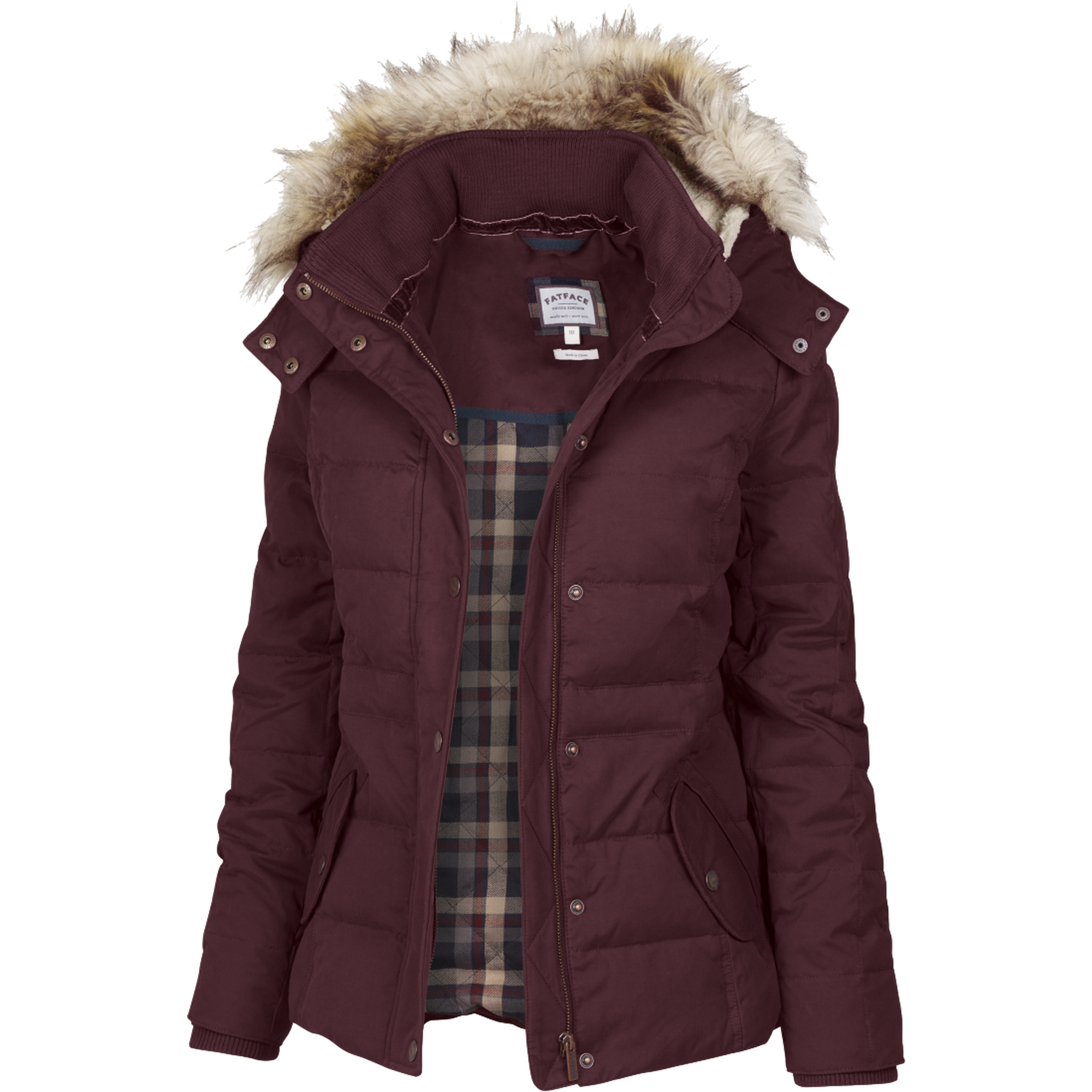Pointon Short Puffer Jacket at Fat Face
