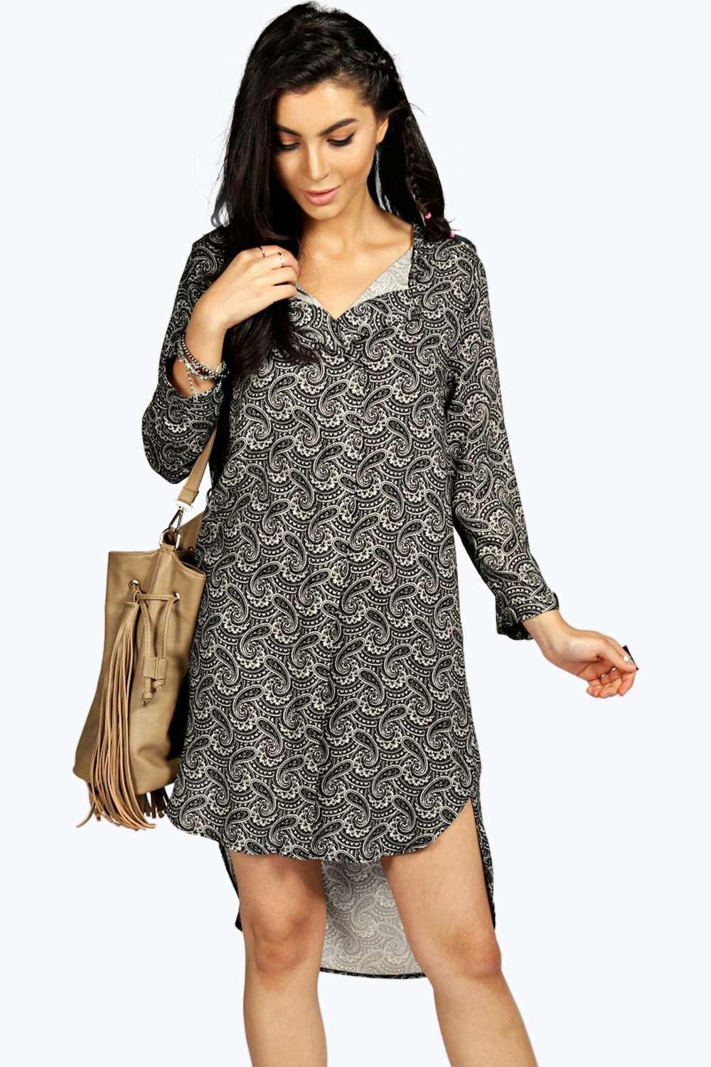 hem shirt dress