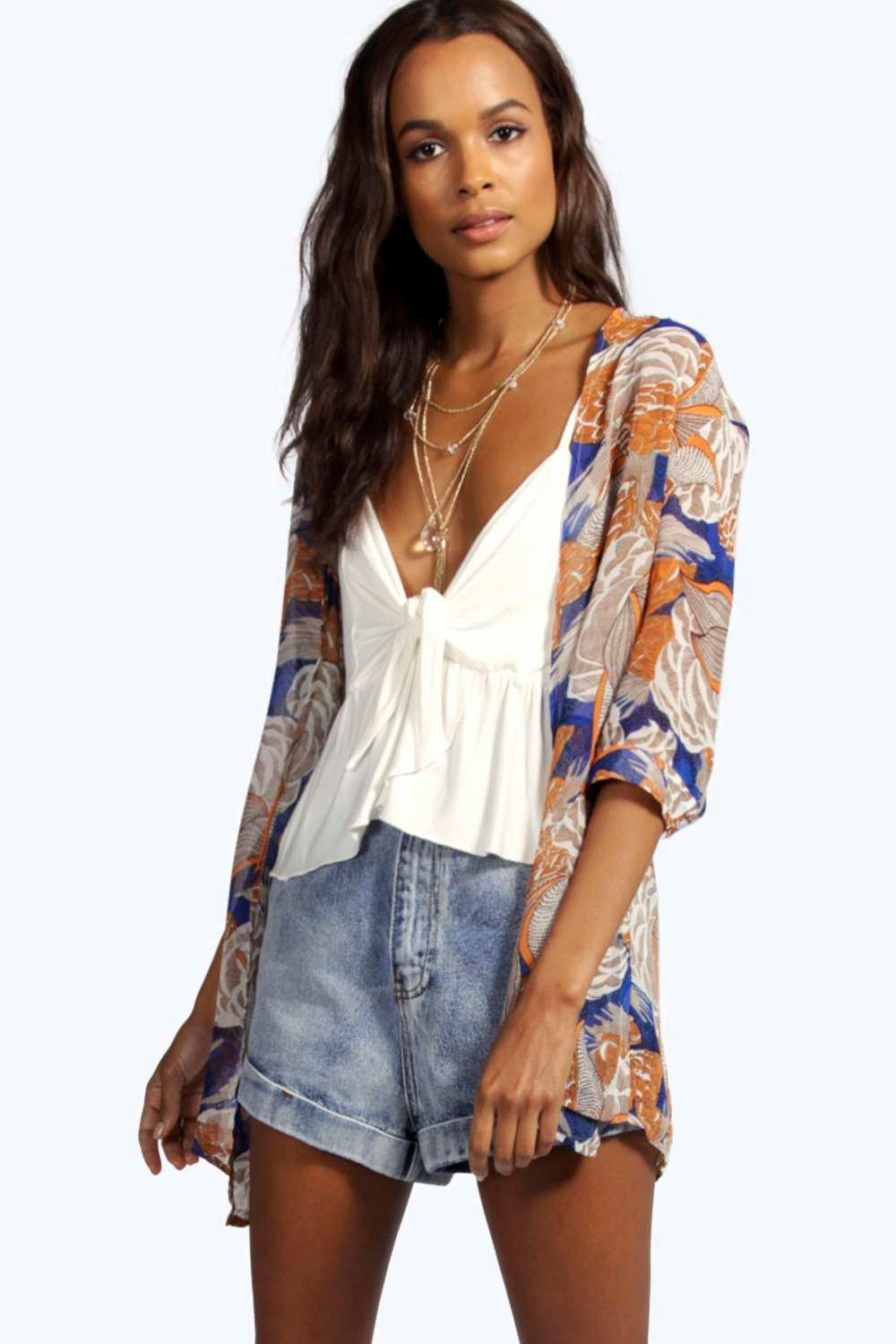 boohoo floral tops