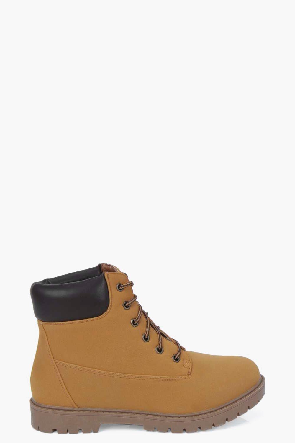 boohoo hiker boots