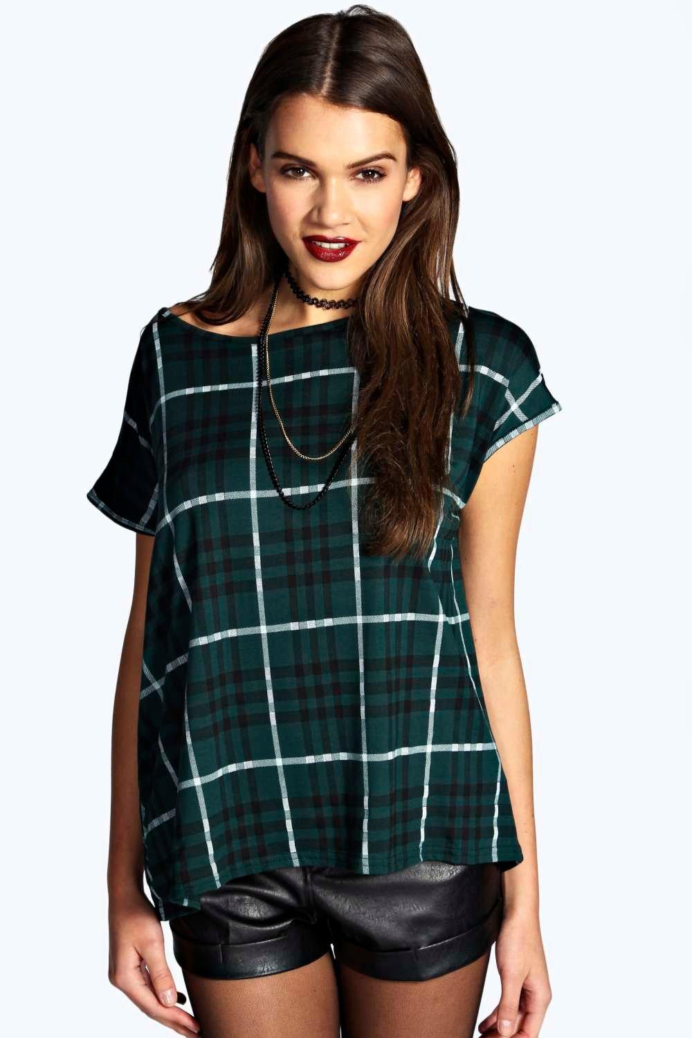 tartan tee shirt