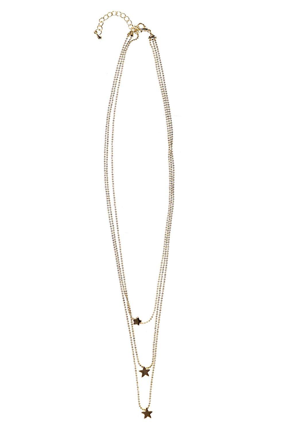 Emma Star Multi Chain Necklace At