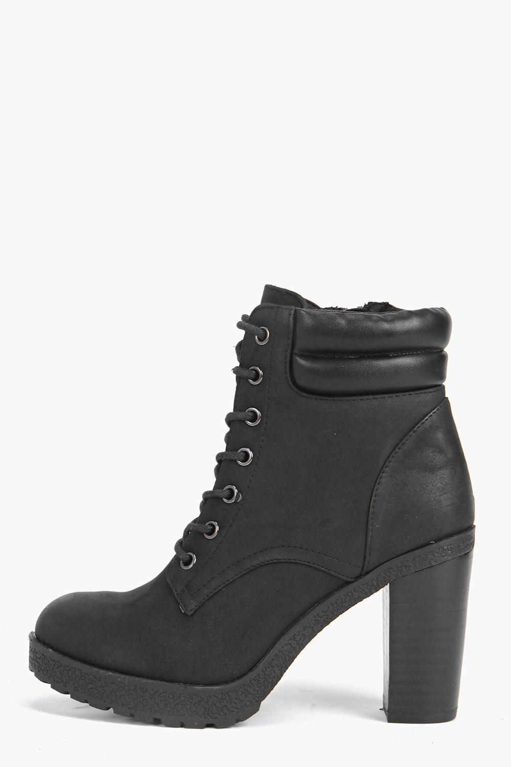 boohoo hiker boots