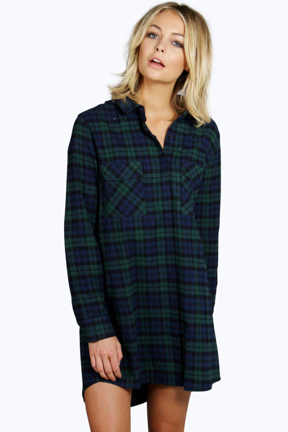 longline checked shirts