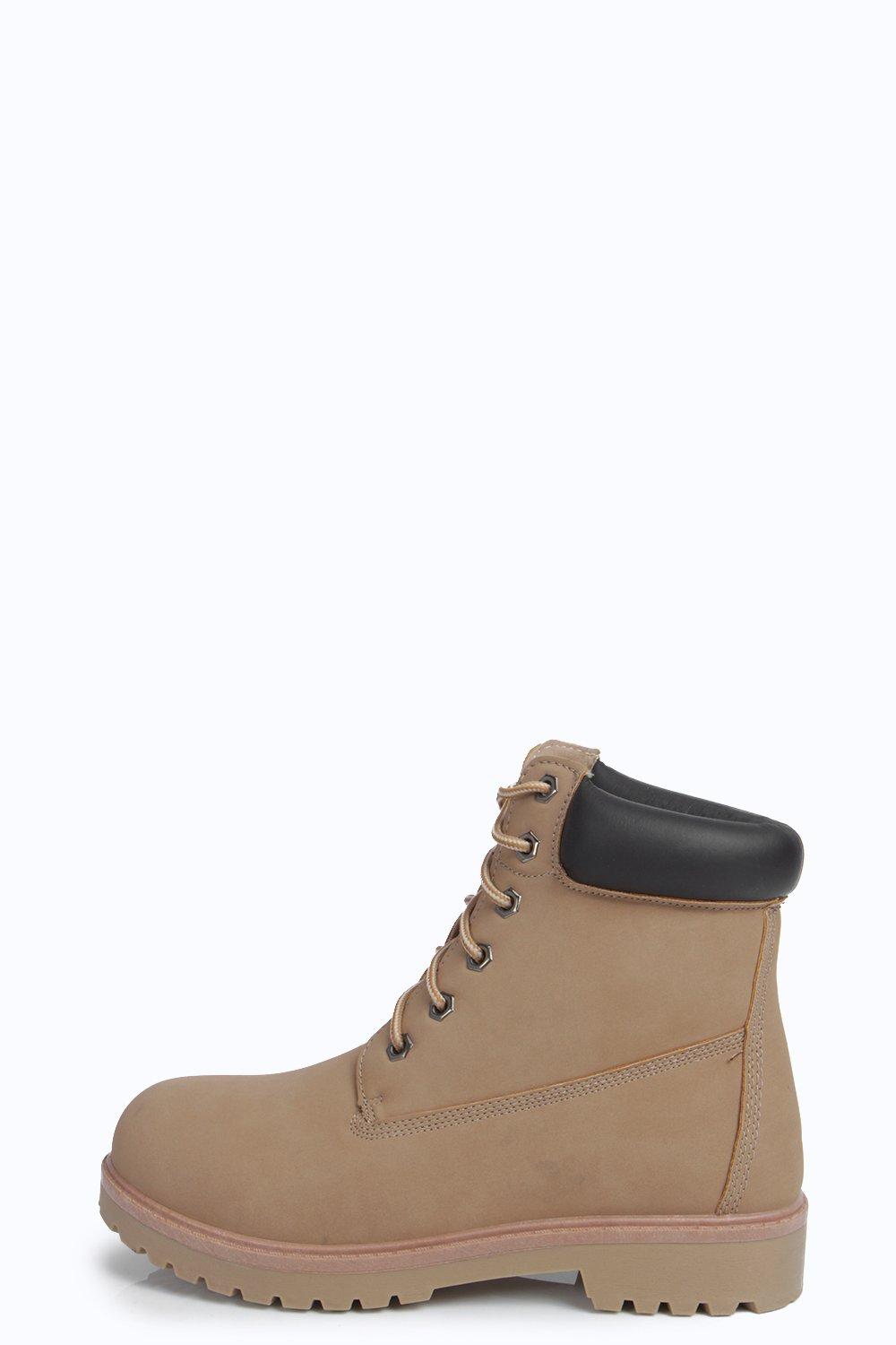 boohoo hiker boots