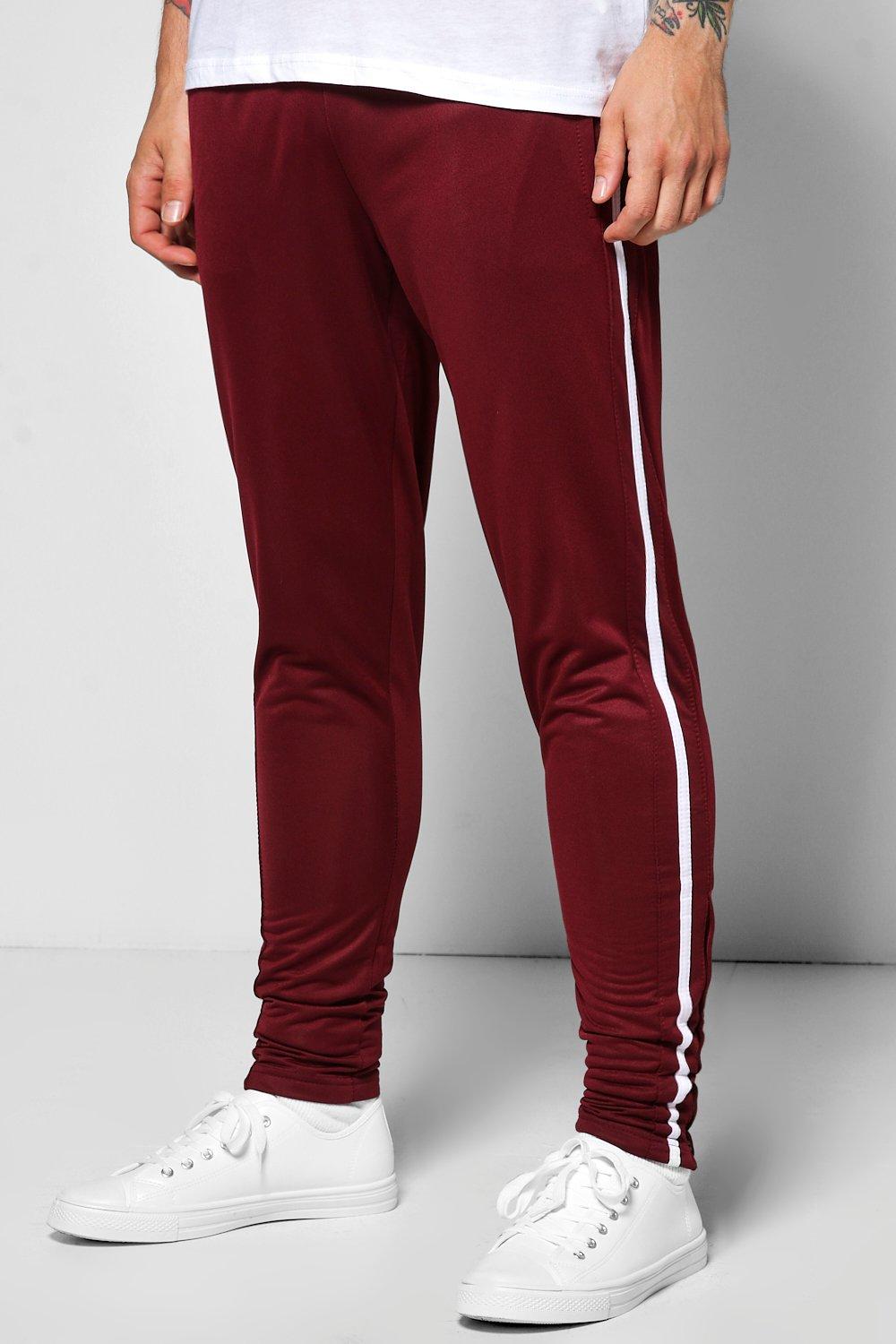 mens joggers stripe