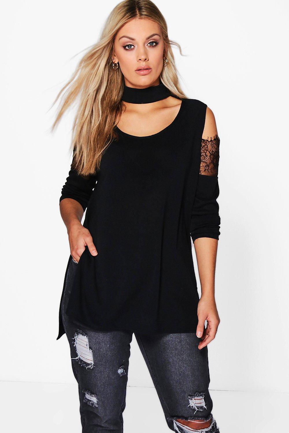boohoo plus size jumper