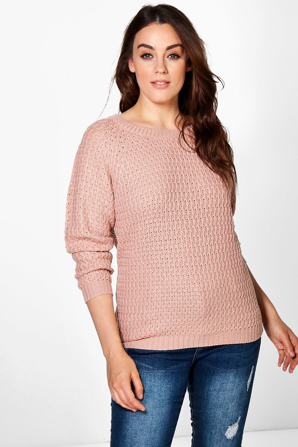 boohoo plus size jumper