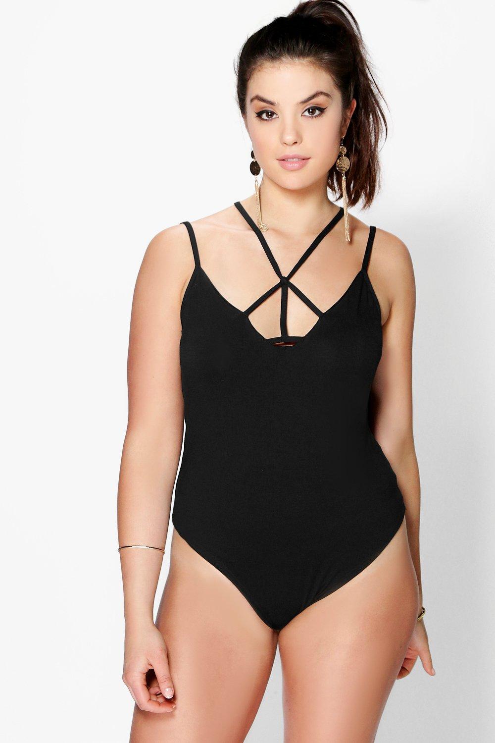 Plus Kate Strappy Bodysuit At