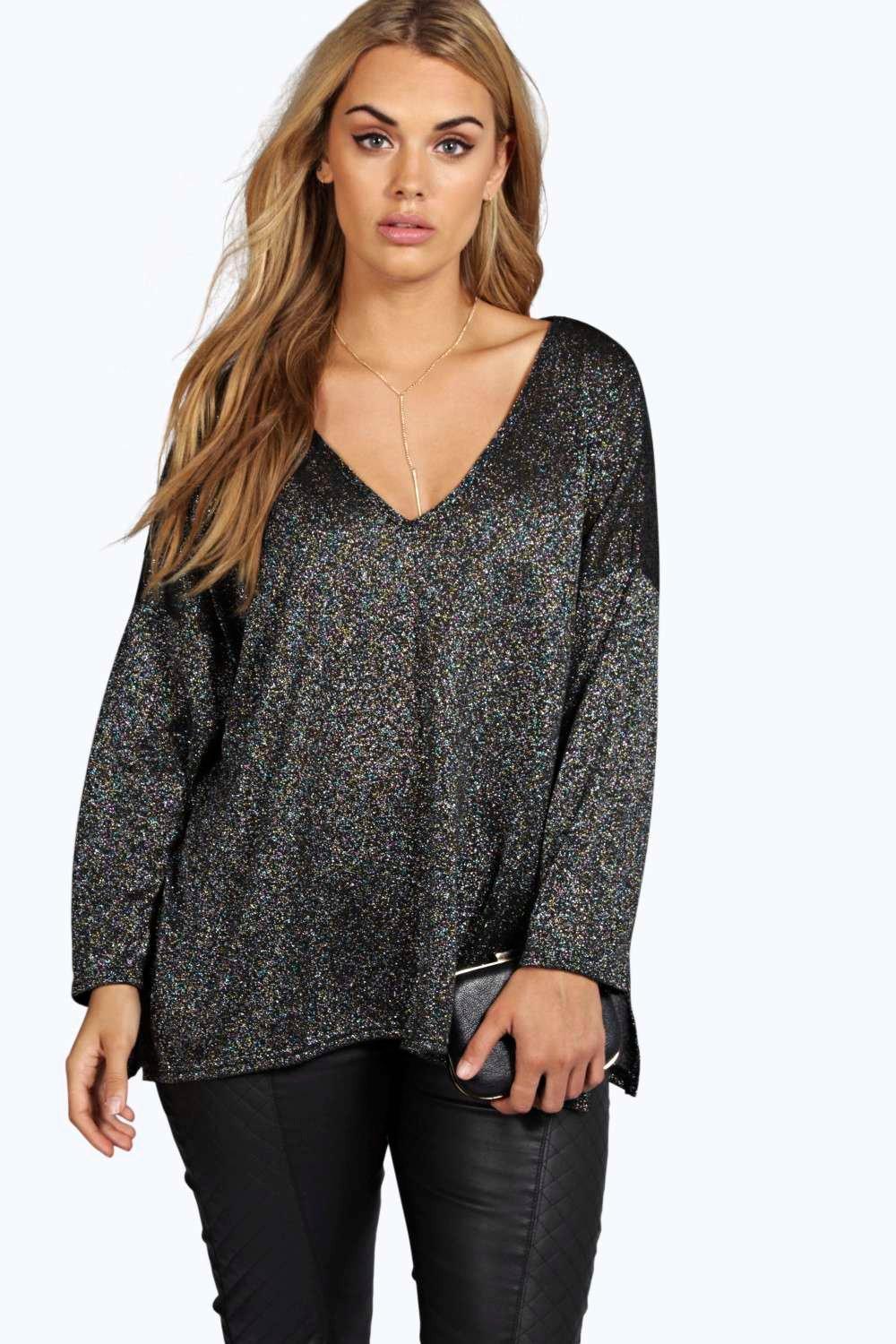 boohoo plus size jumper