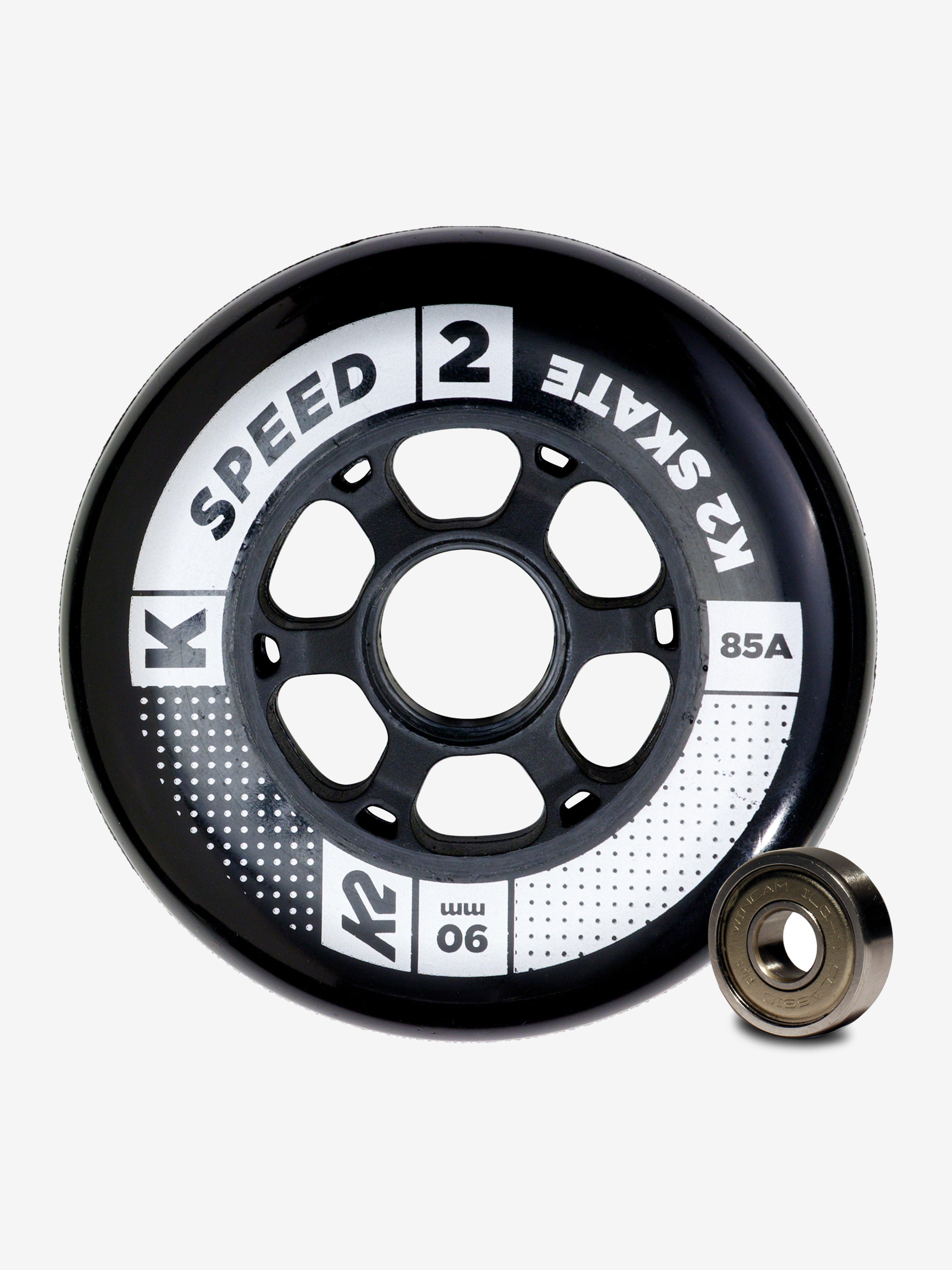 Speed 90MM / 85A 8Wheel Pack W/ ILQ 9 Bearing K2 Skates K2 Skates 2019