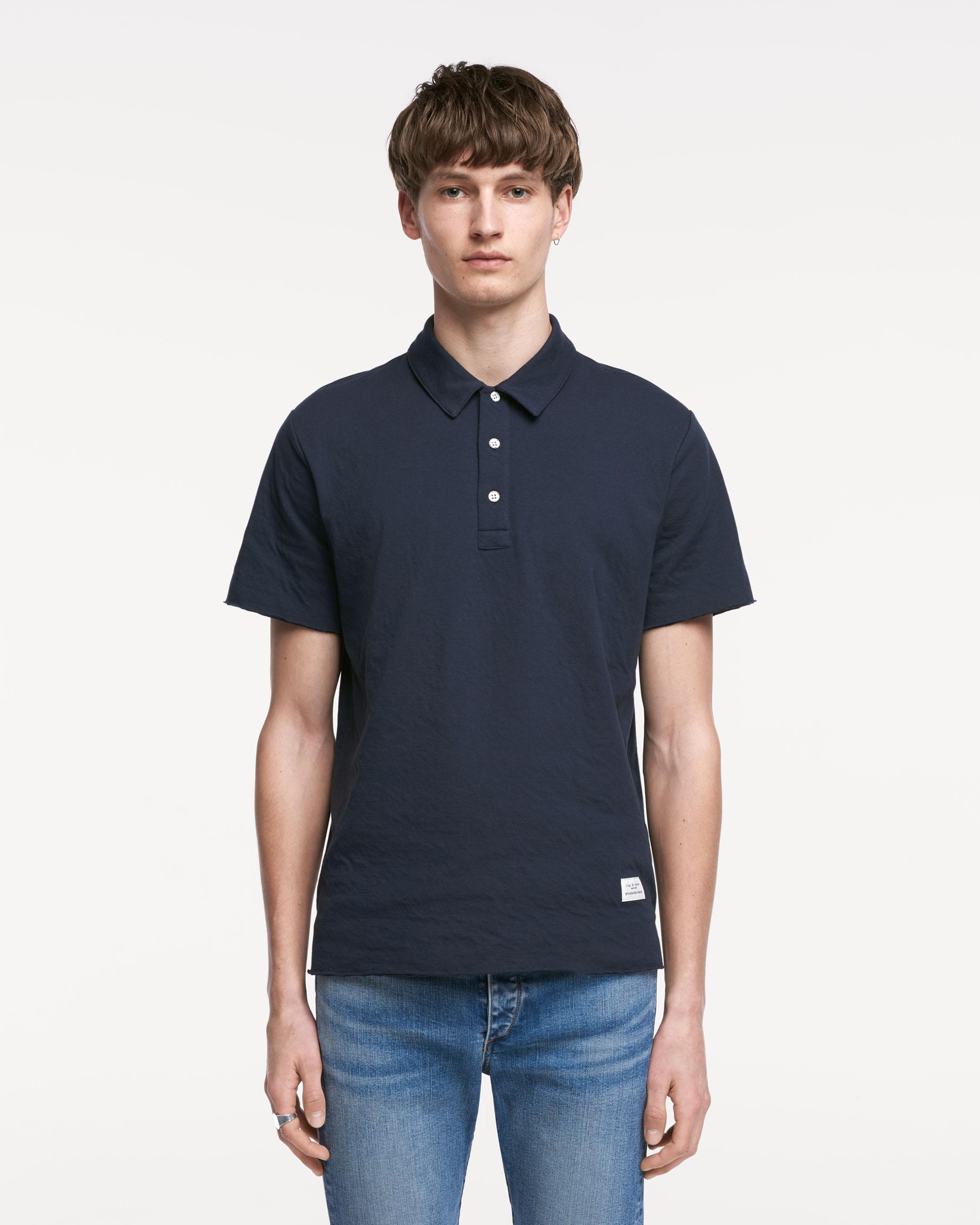 Standard Issue Double Knit Polo Sale rag & bone