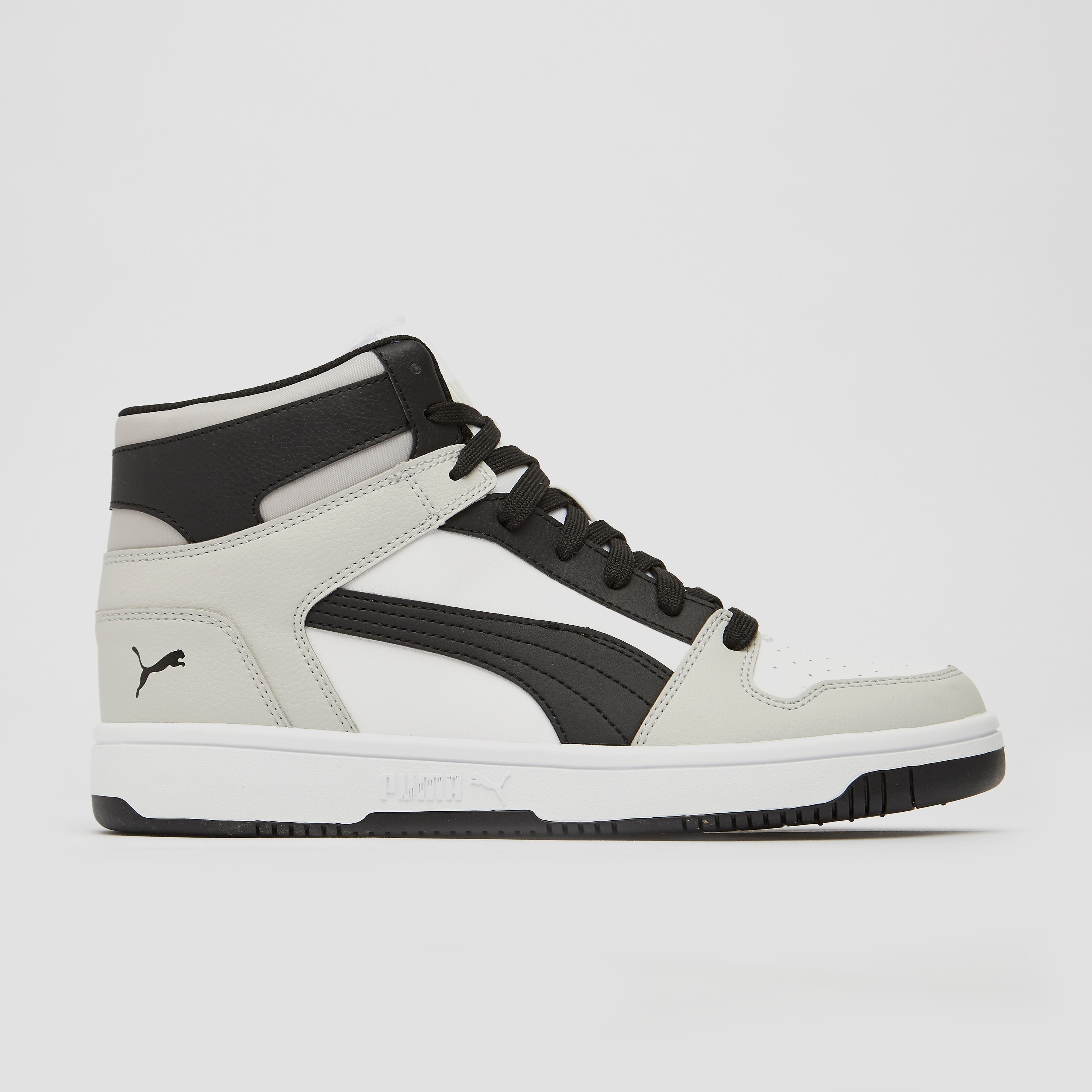 PUMA Rebound lay up mid sneakers wit/zwart heren Heren