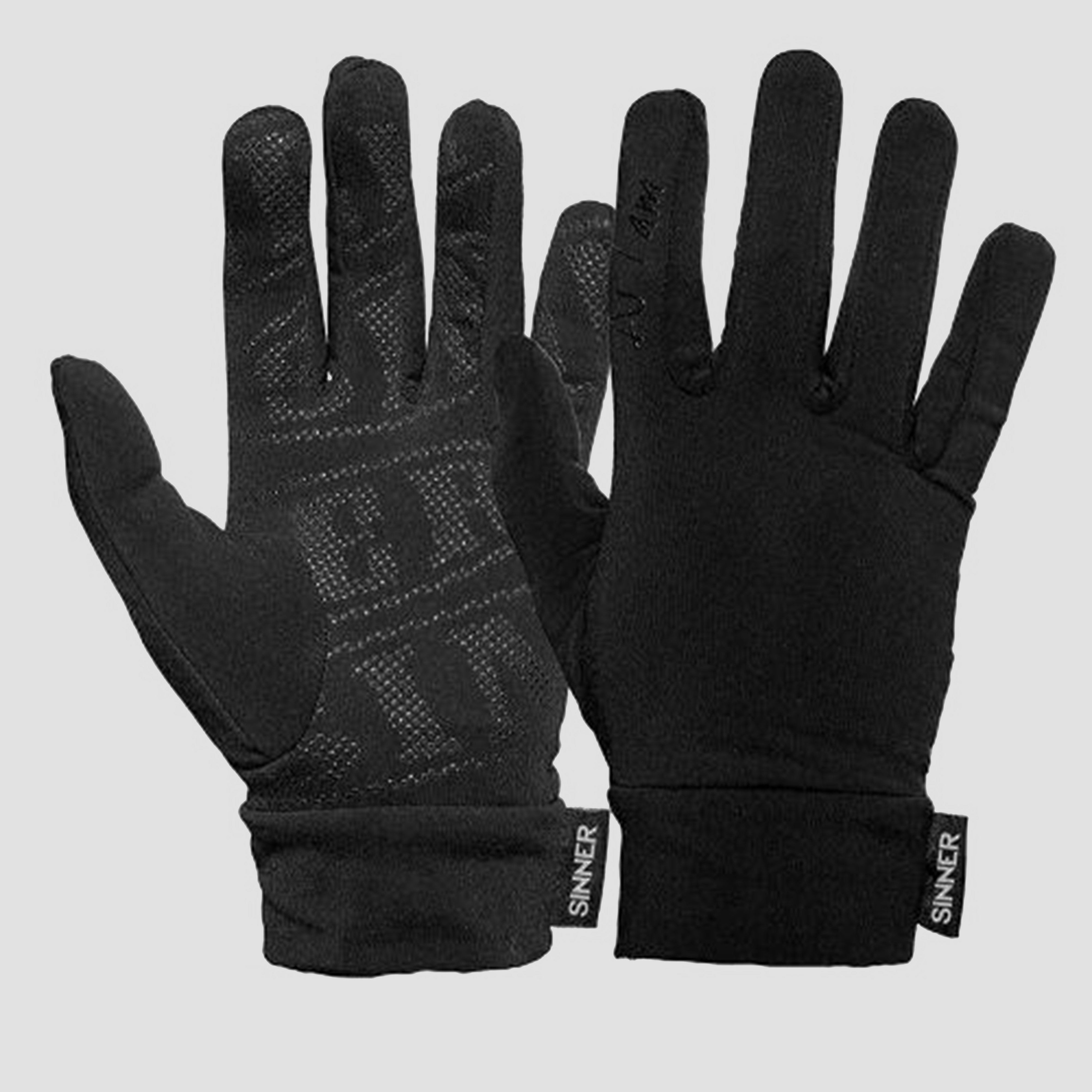 SINNER Huff fleece handschoenen zwart Dames