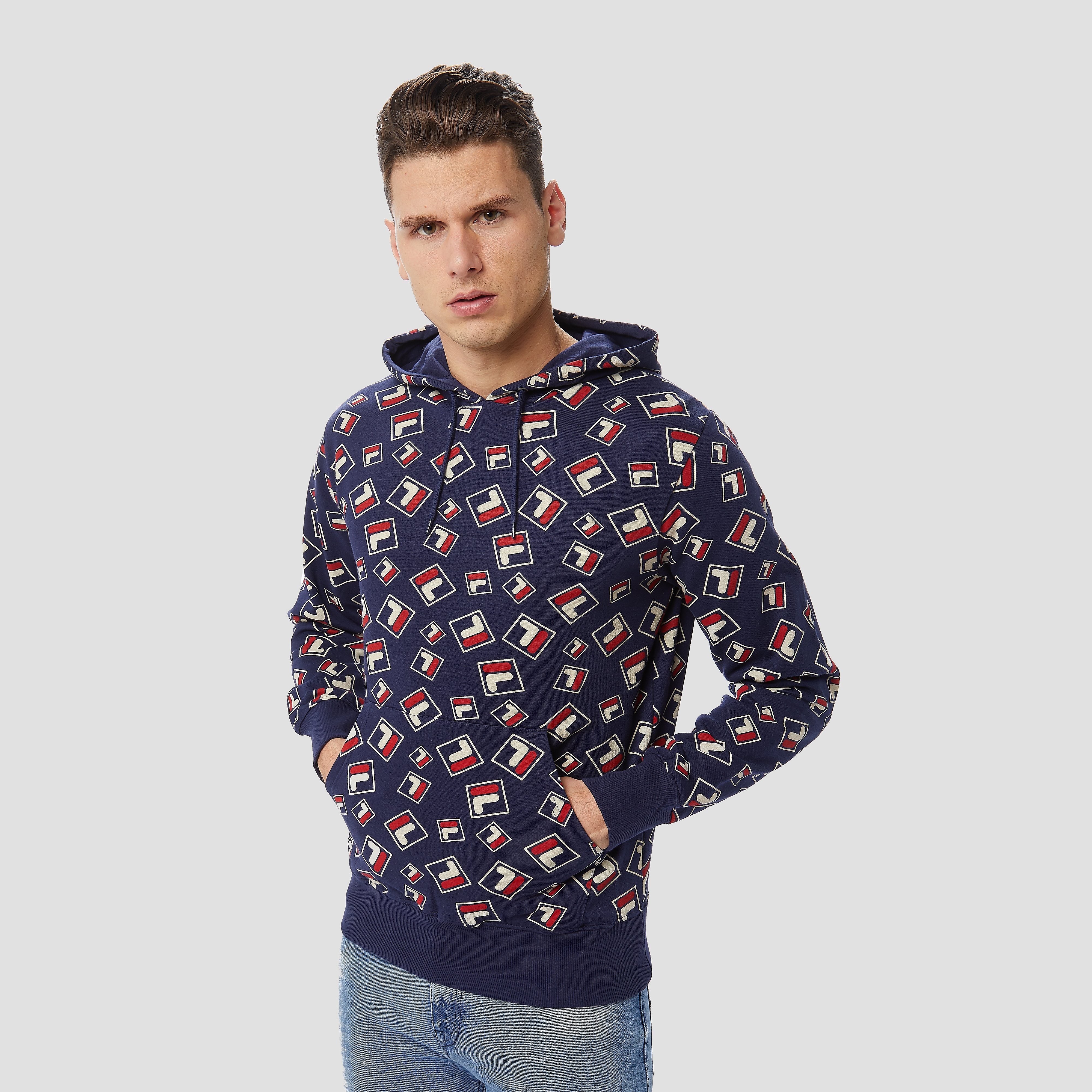 Trui met outlet print heren
