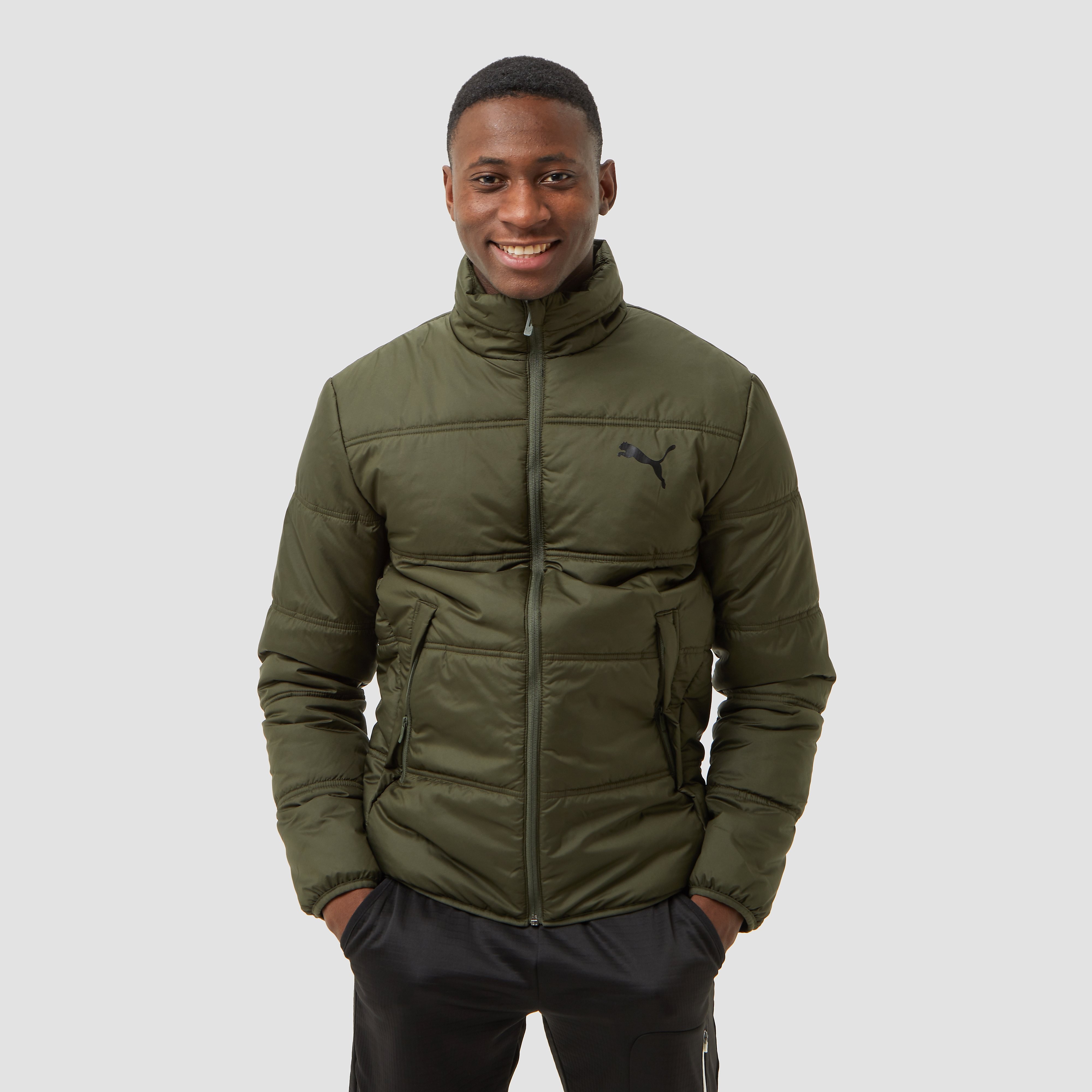 PUMA Essential padded winterjas groen heren Heren
