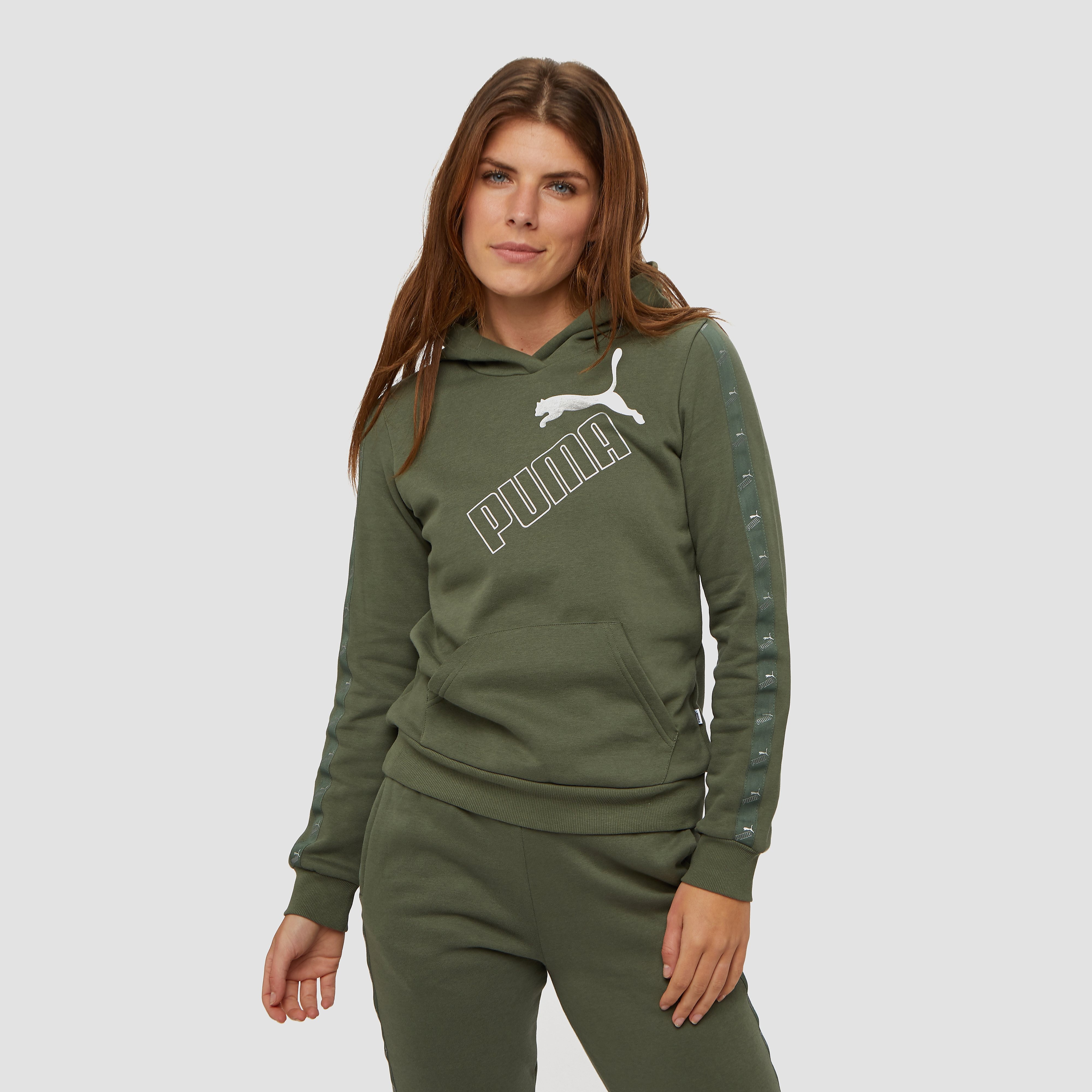 PUMA Amplified fleece trui groen dames Dames