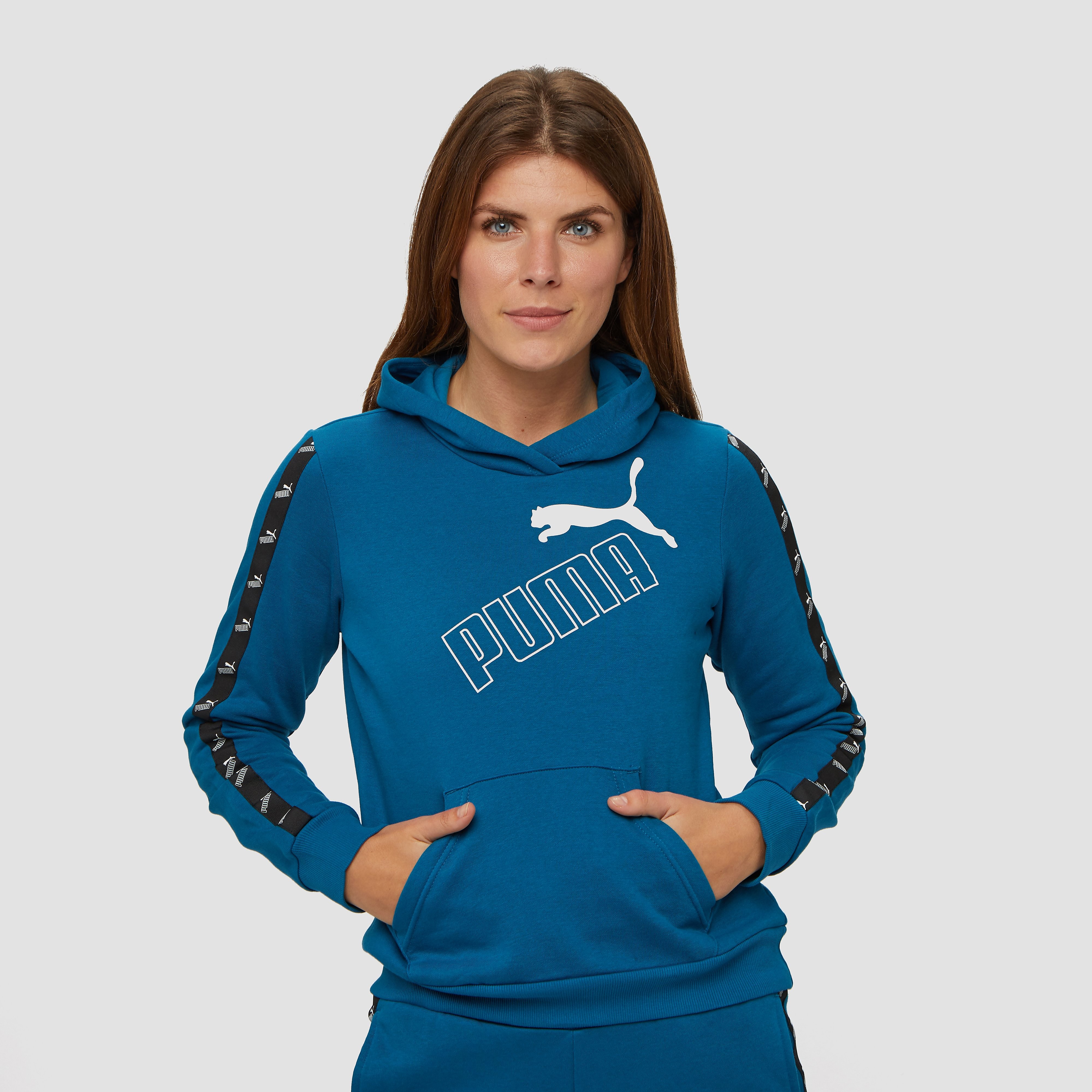 PUMA Amplified fleece trui blauw dames Dames
