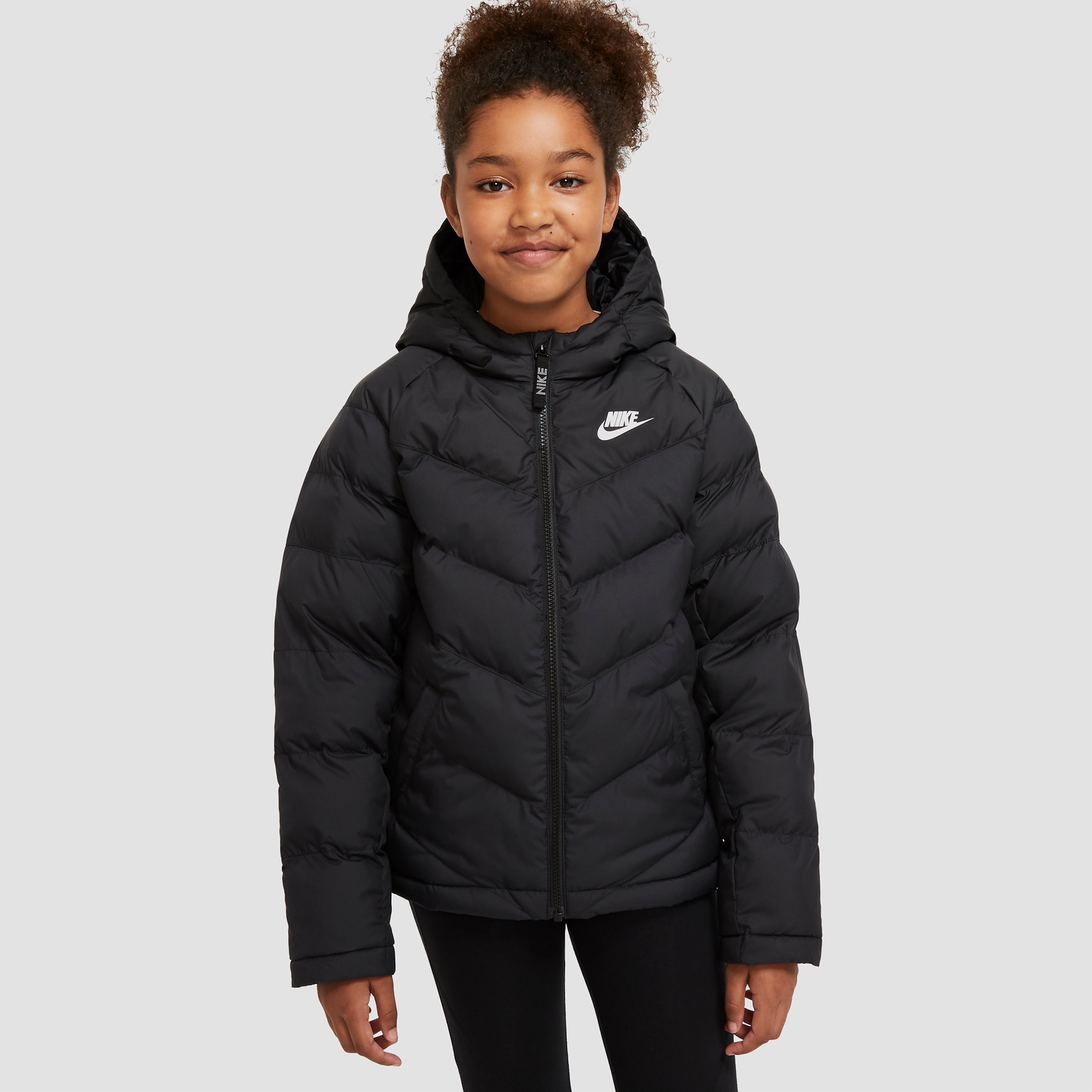 NIKE Filled winterjas zwart kinderen Kinderen