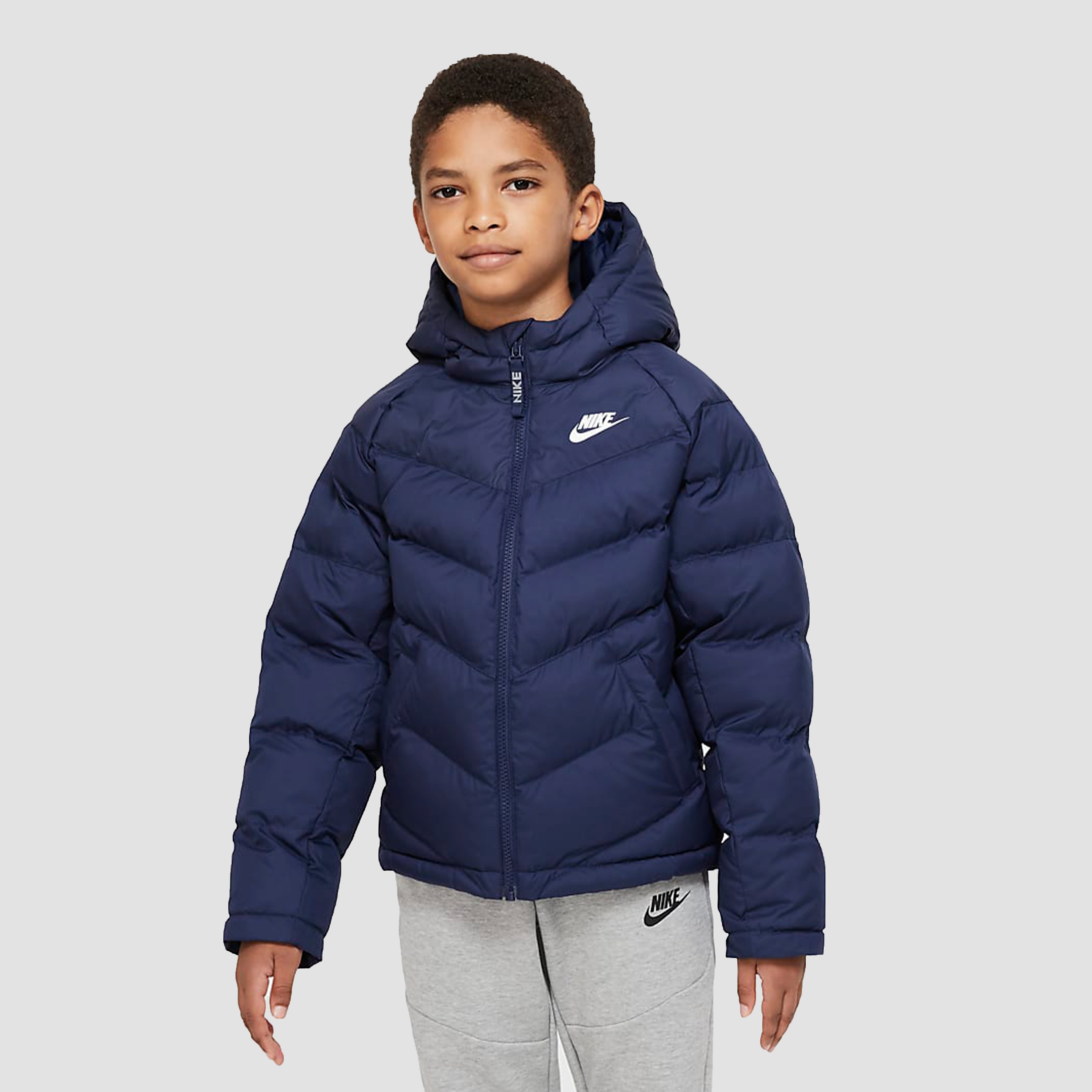 NIKE Filled winterjas blauw kinderen Kinderen