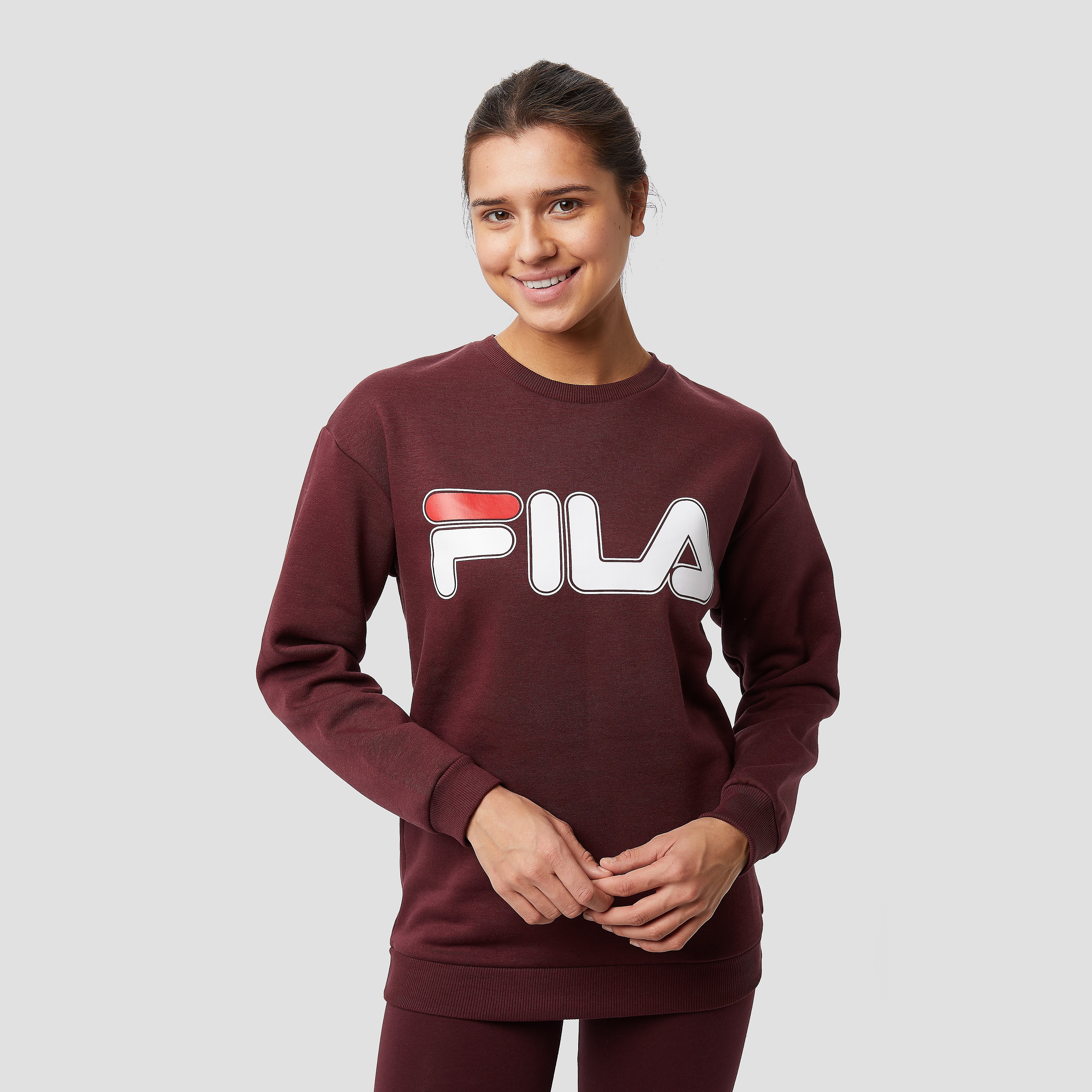 Erfenis Glimlach Reorganiseren FILA Cydonia 2 crew sweater bordeaux rood dames Dames | Online kopen via  Skishop4u.nl | Decathlon.nl