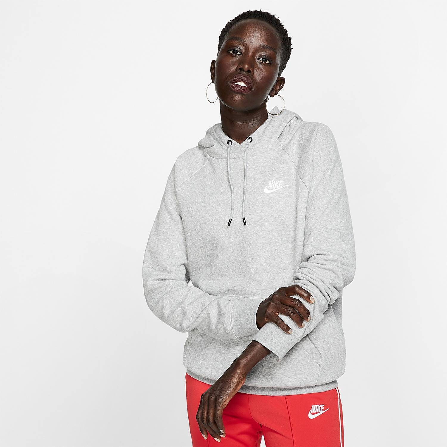 NIKE Sportswear essentials trui grijs dames Dames Online kopen