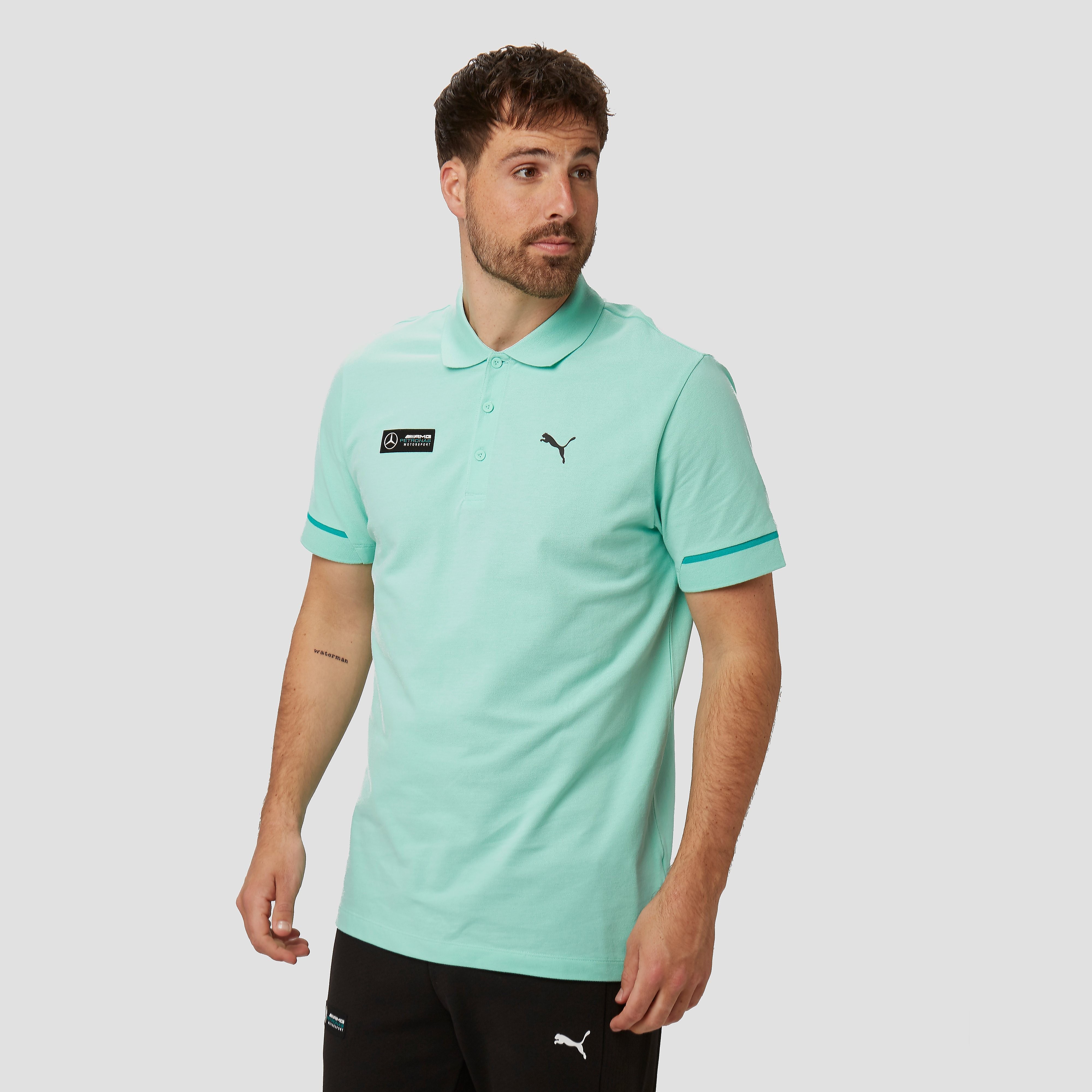 PUMA Mercedes amg petronas motorsport polo groen heren Heren