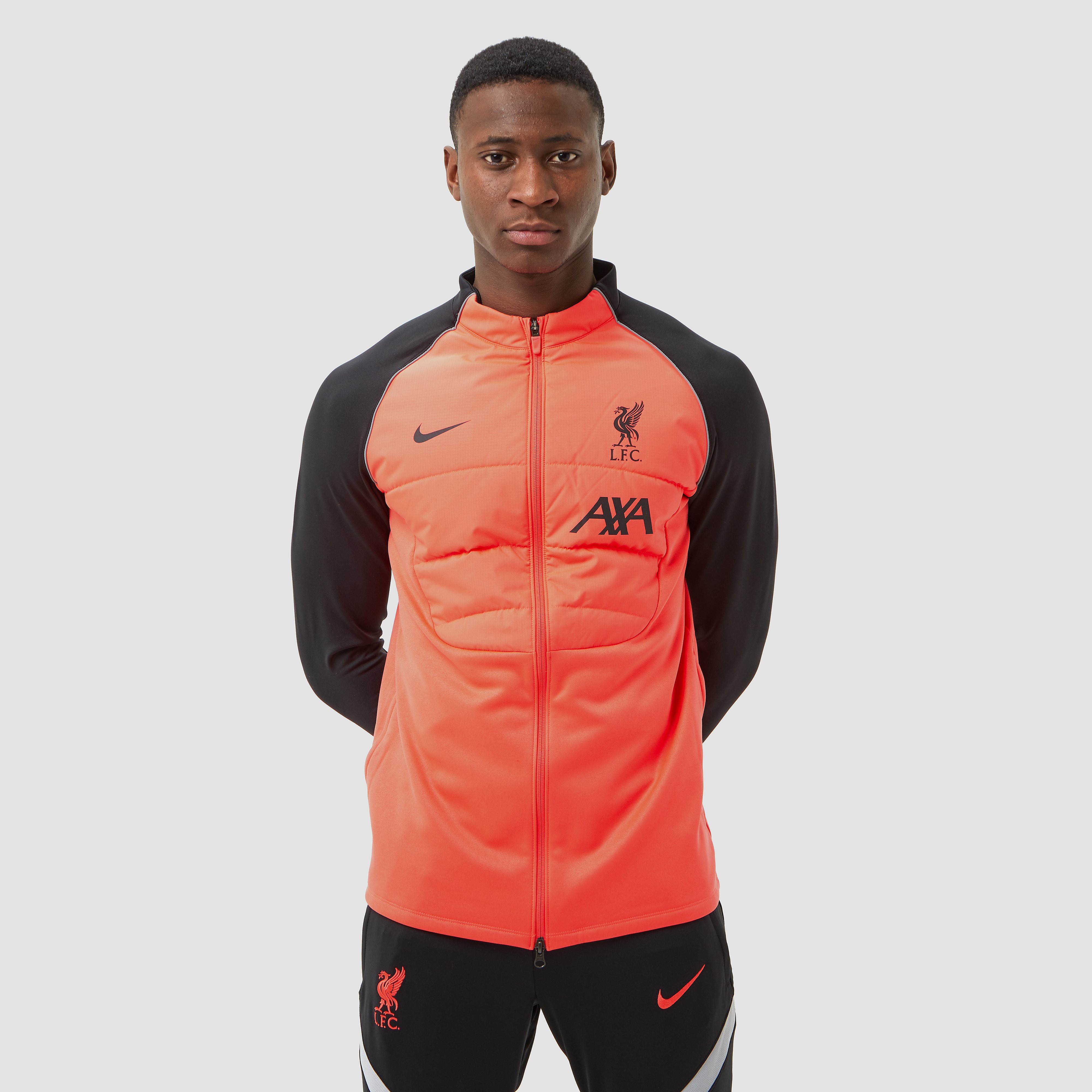 NIKE Liverpool fc strike drill winter warrior third trainingsjas 20/21 rood/zwart heren Heren