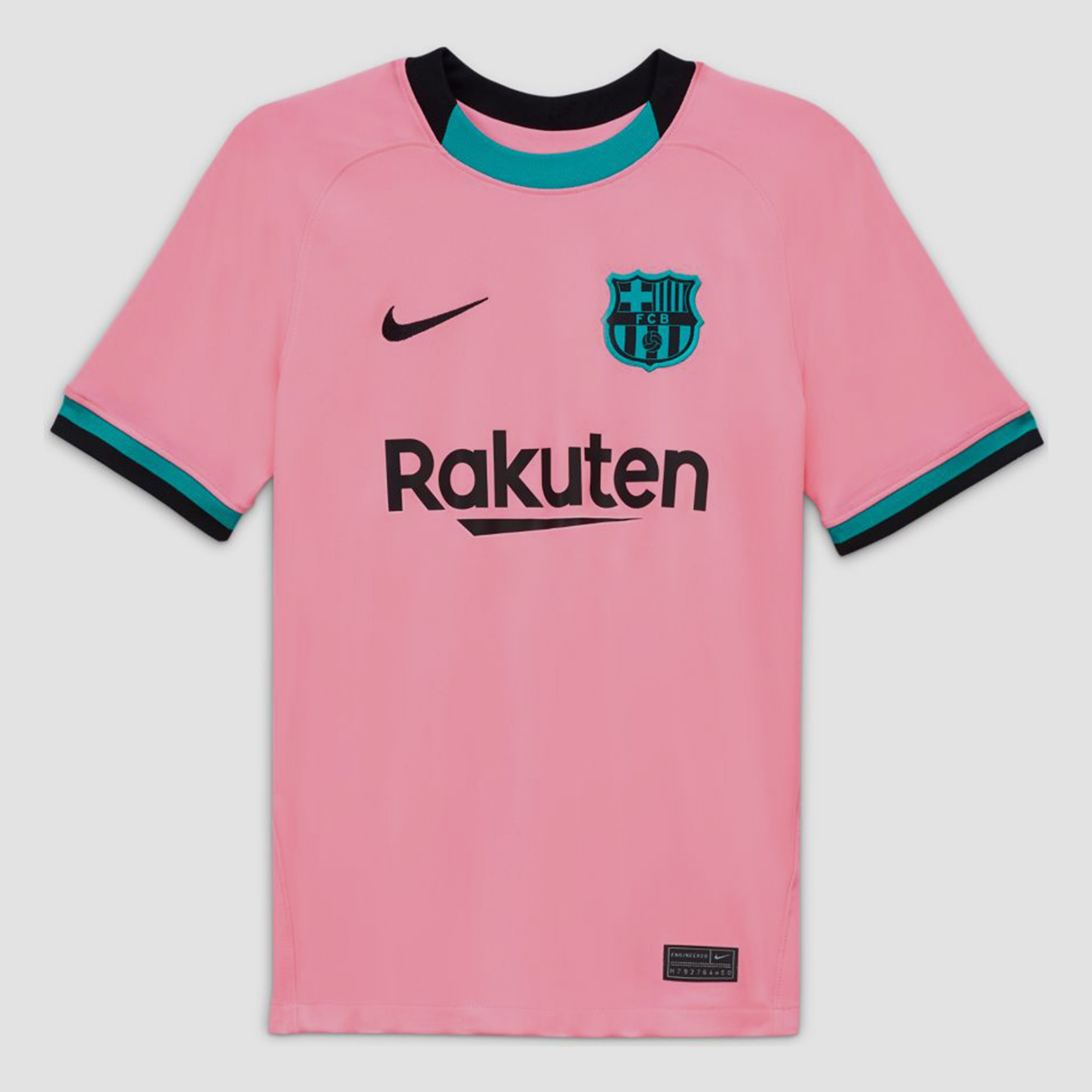 NIKE Fc barcelona breathe stadium third shirt 20/21 roze kinderen Kinderen