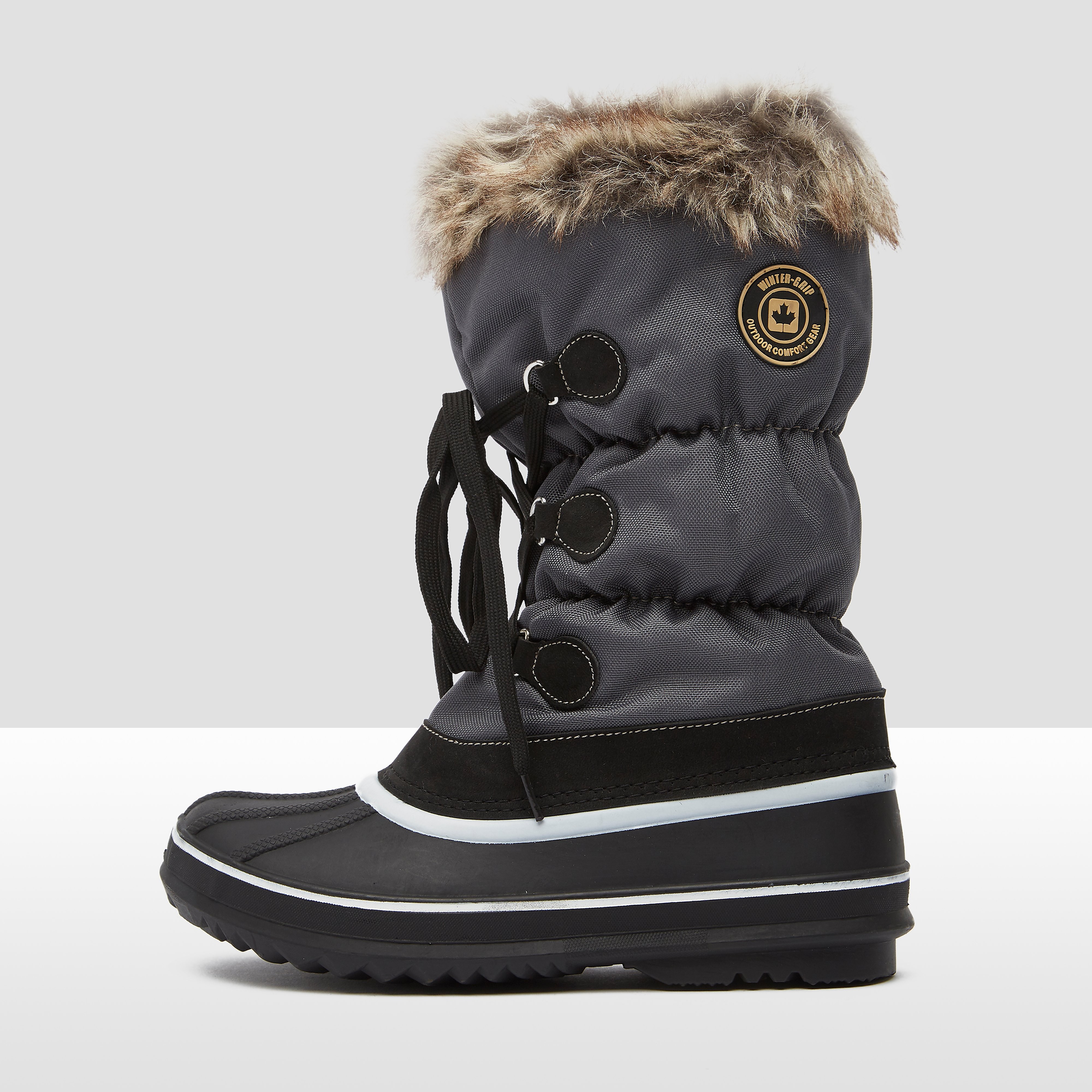 WINTER-GRIP Lace up snowboots grijs/bruin/zwart dames Dames