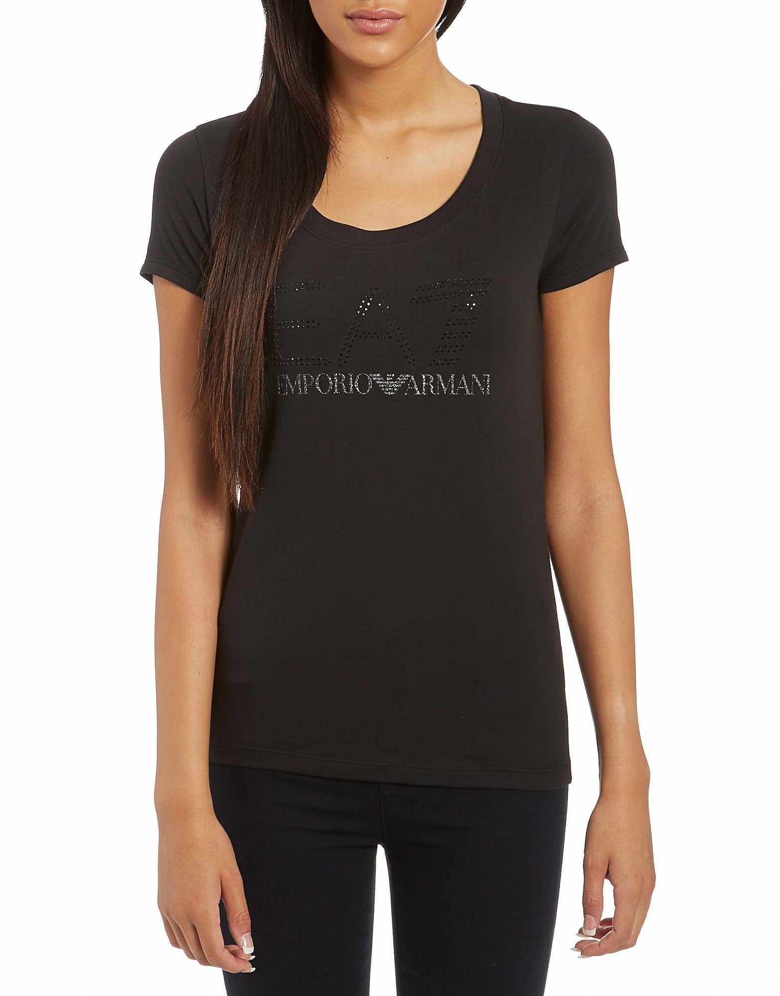Emporio Armani EA7 Graphic Strass T-Shirt