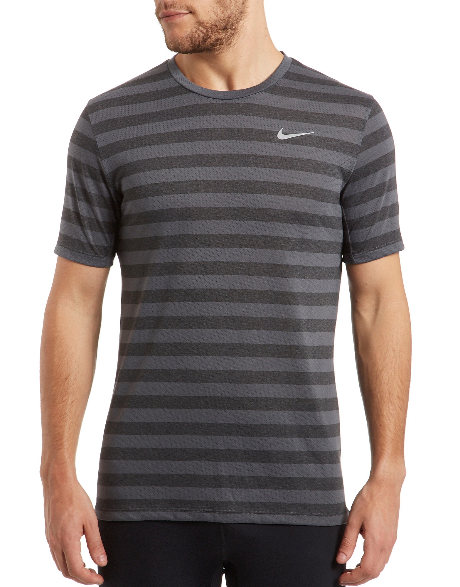 Nike Dri-fit Tail Wind Stripe T-Shirt