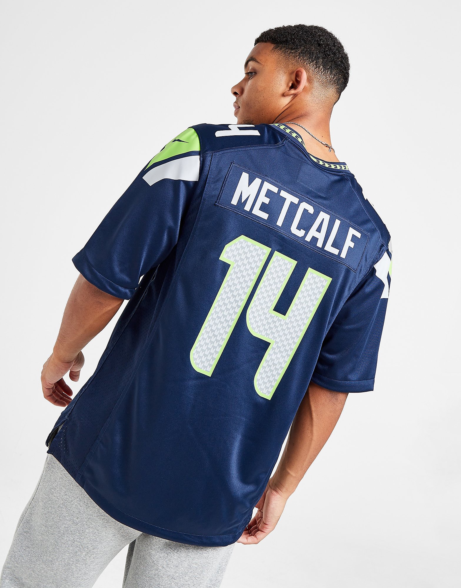 

Nike NFL Seattle Seahawks Metcalf #14 Team Jersey - Blue - Mens, Blue