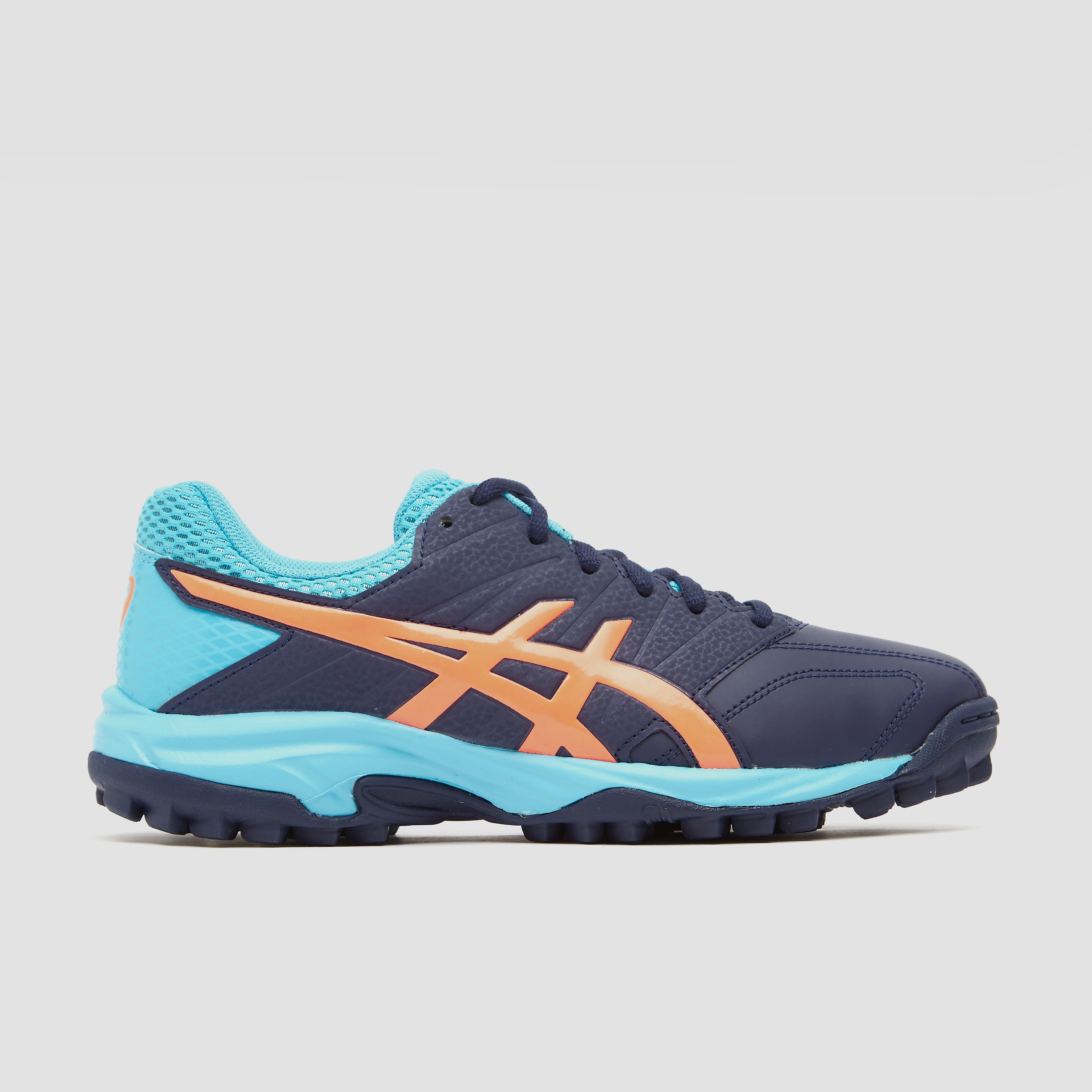 Asics gel-lethal mp7 hockeyschoenen blauw/oranje dames