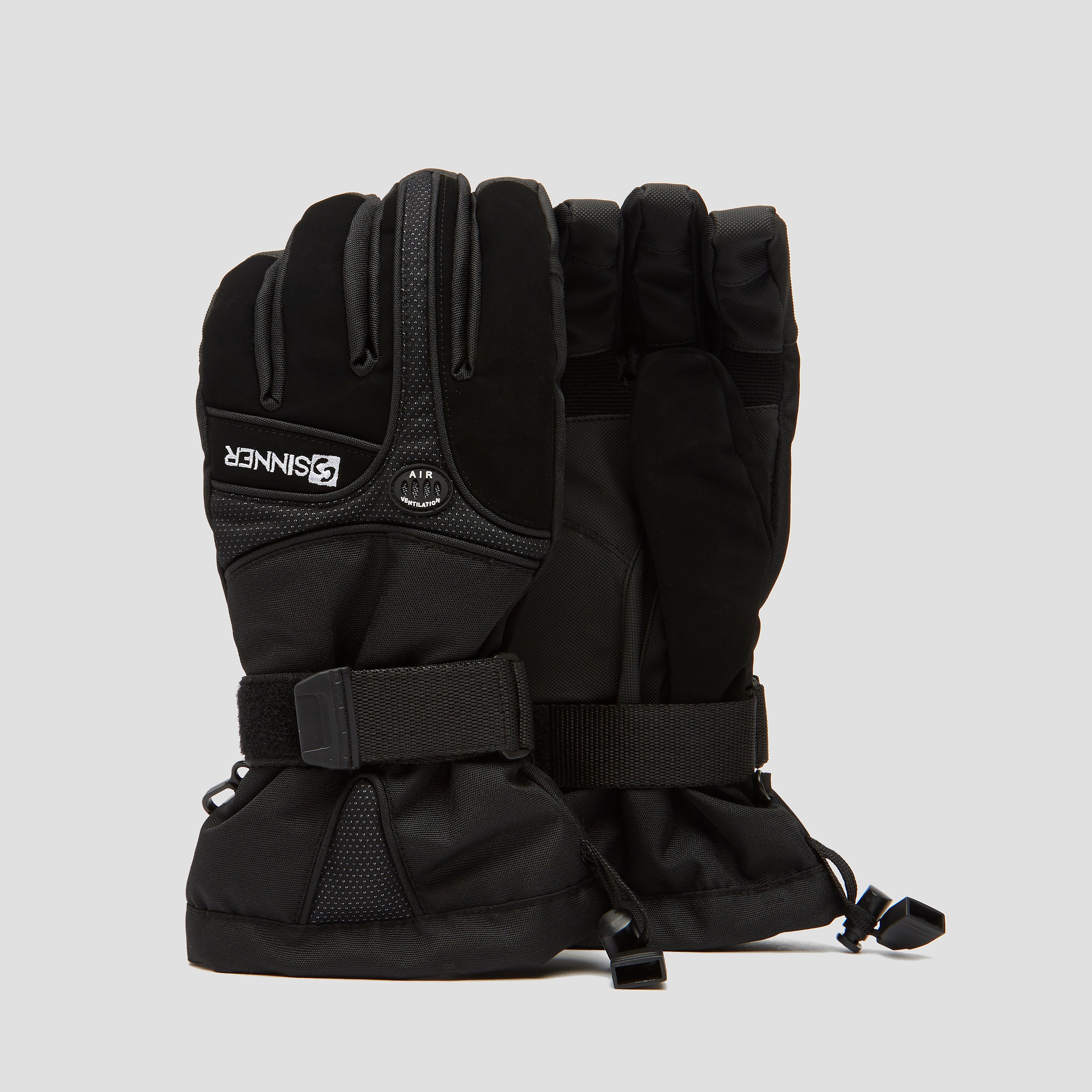 Sinner everest skihandschoenen zwart