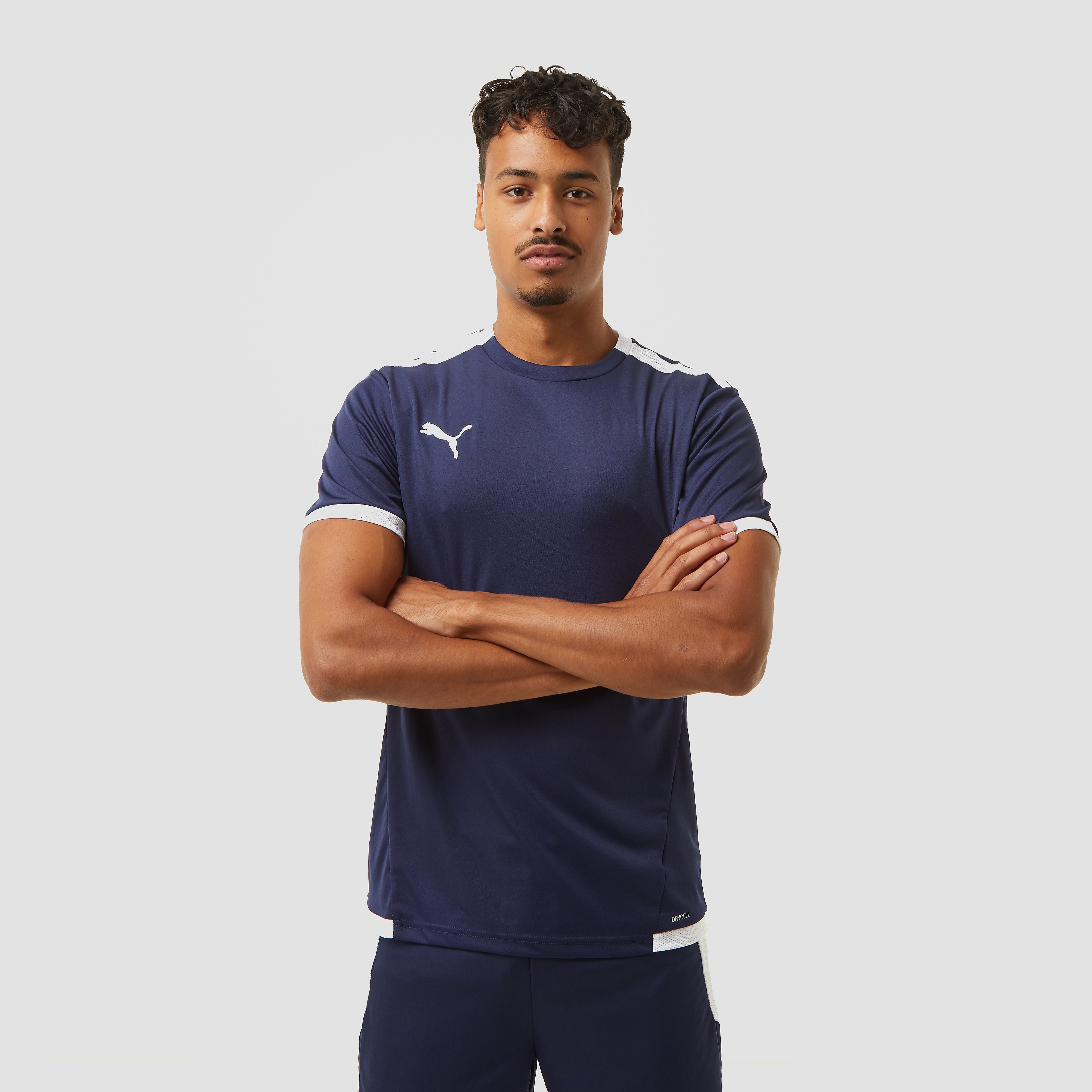 Puma teamliga voetbalshirt blauw heren