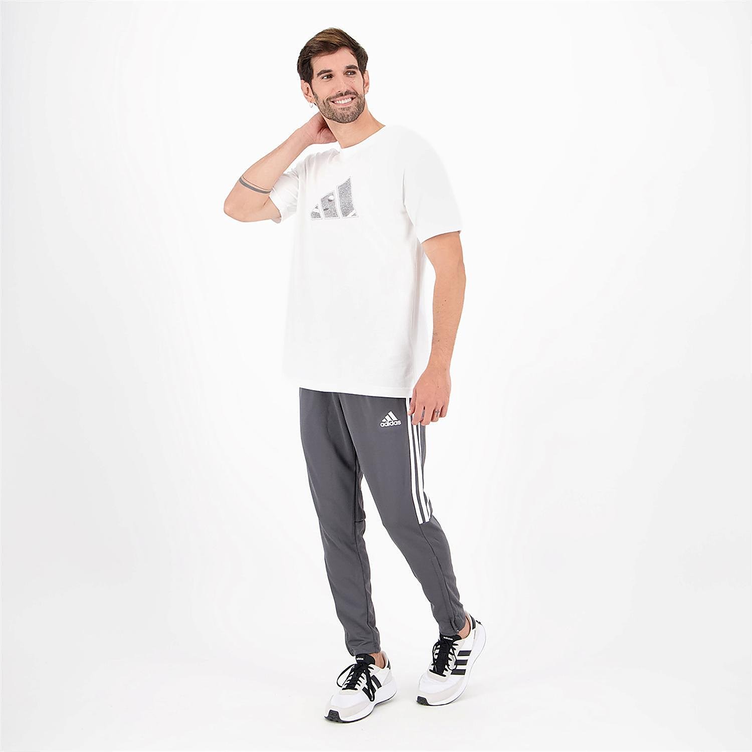 Adidas sereno trainingsbroek grijs heren