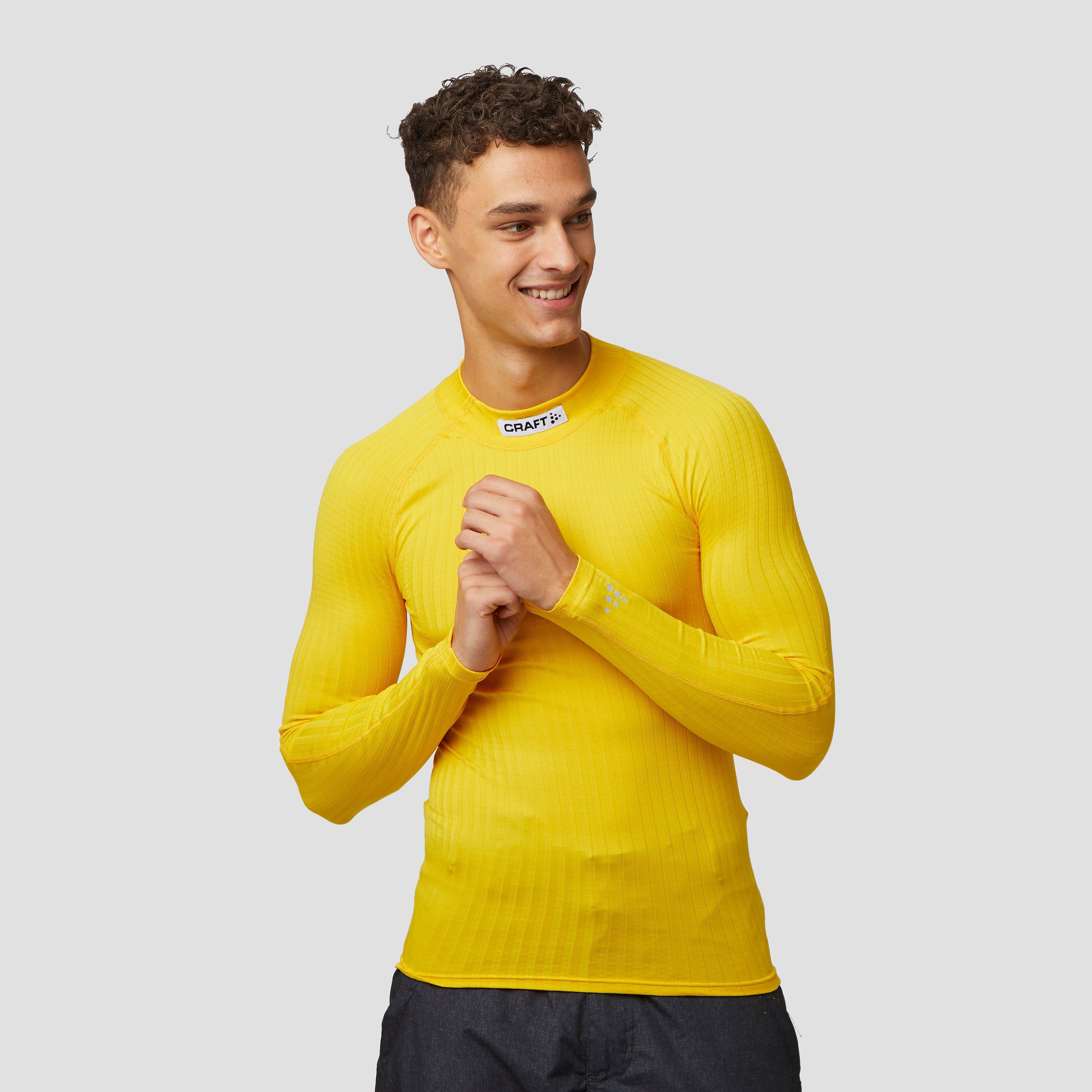 Craft progress baselayer thermoshirt geel heren