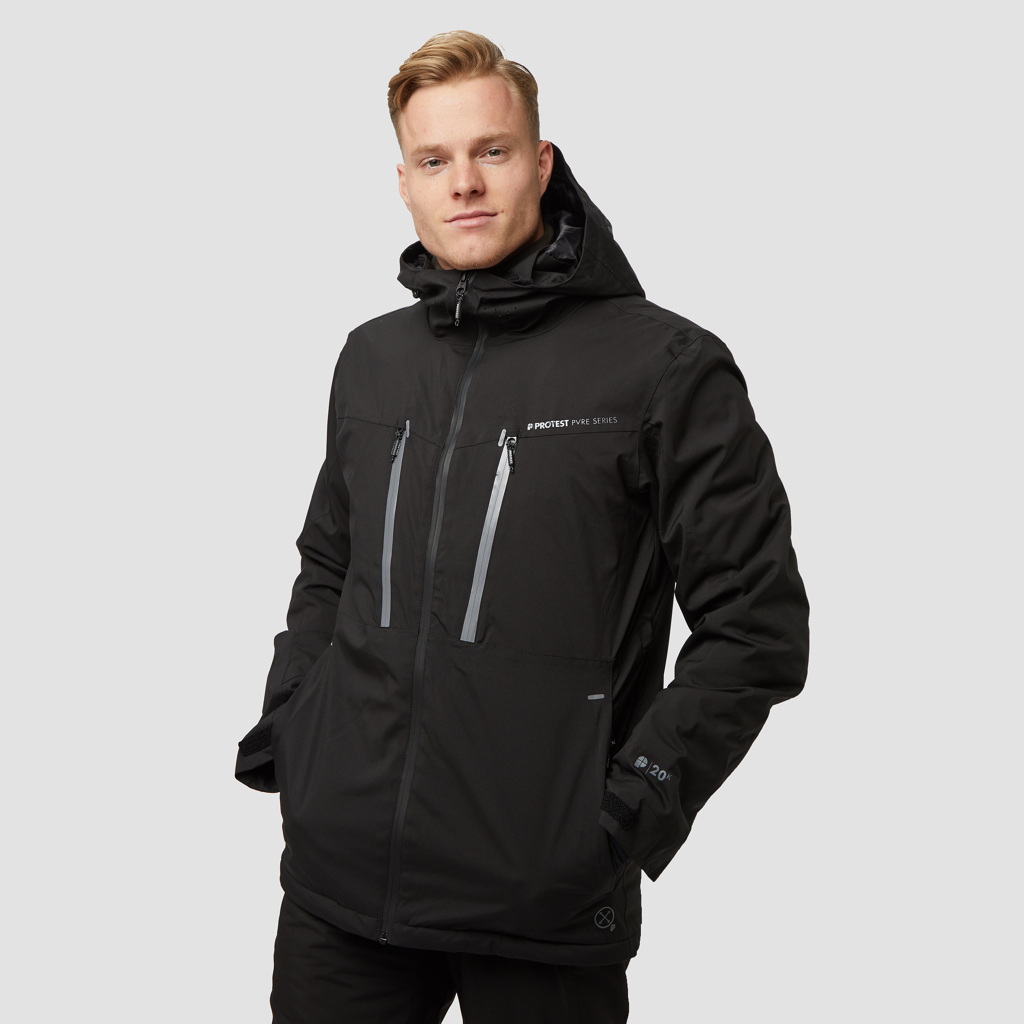 Protest timo ski jas zwart heren