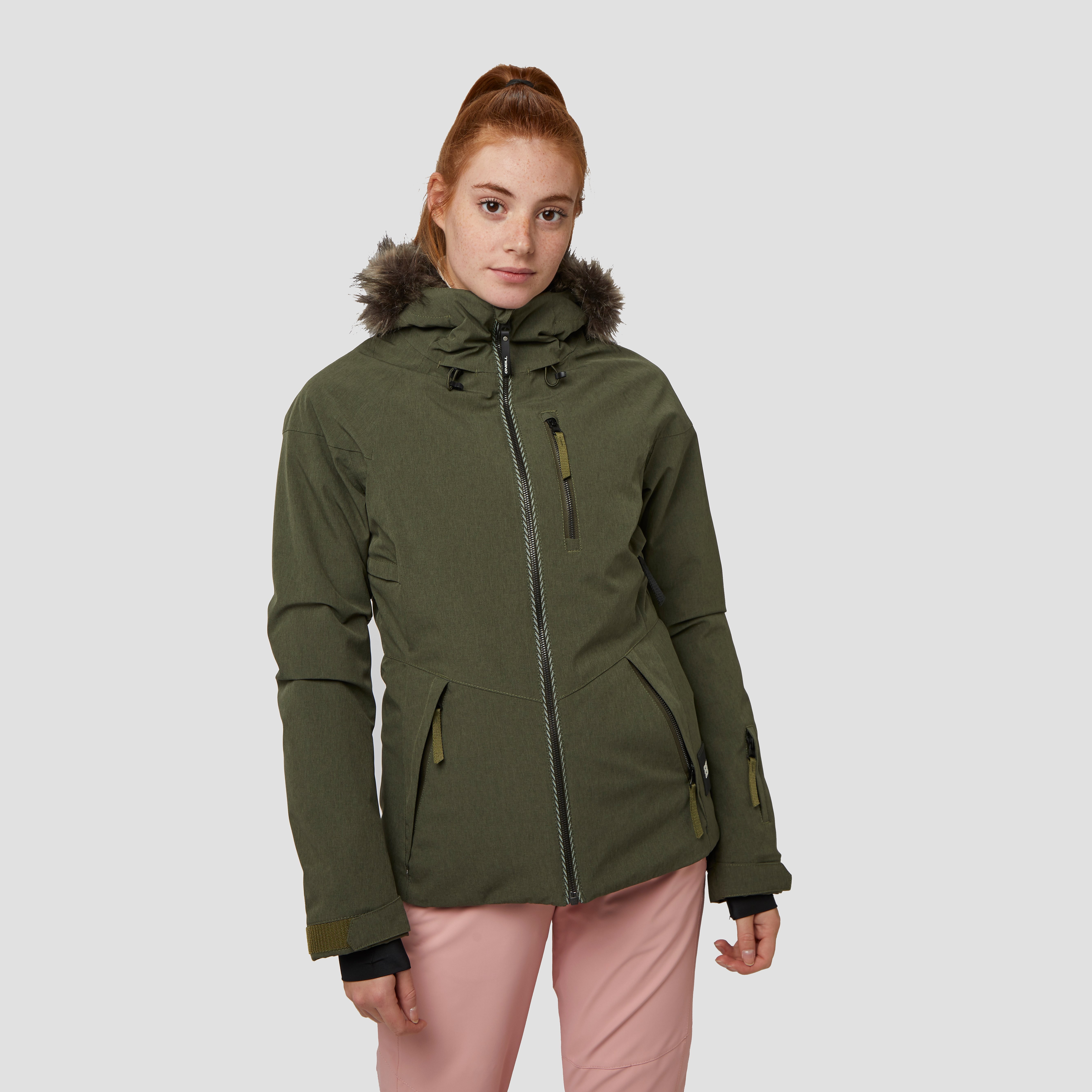 O’neill vauxite ski jas khaki dames