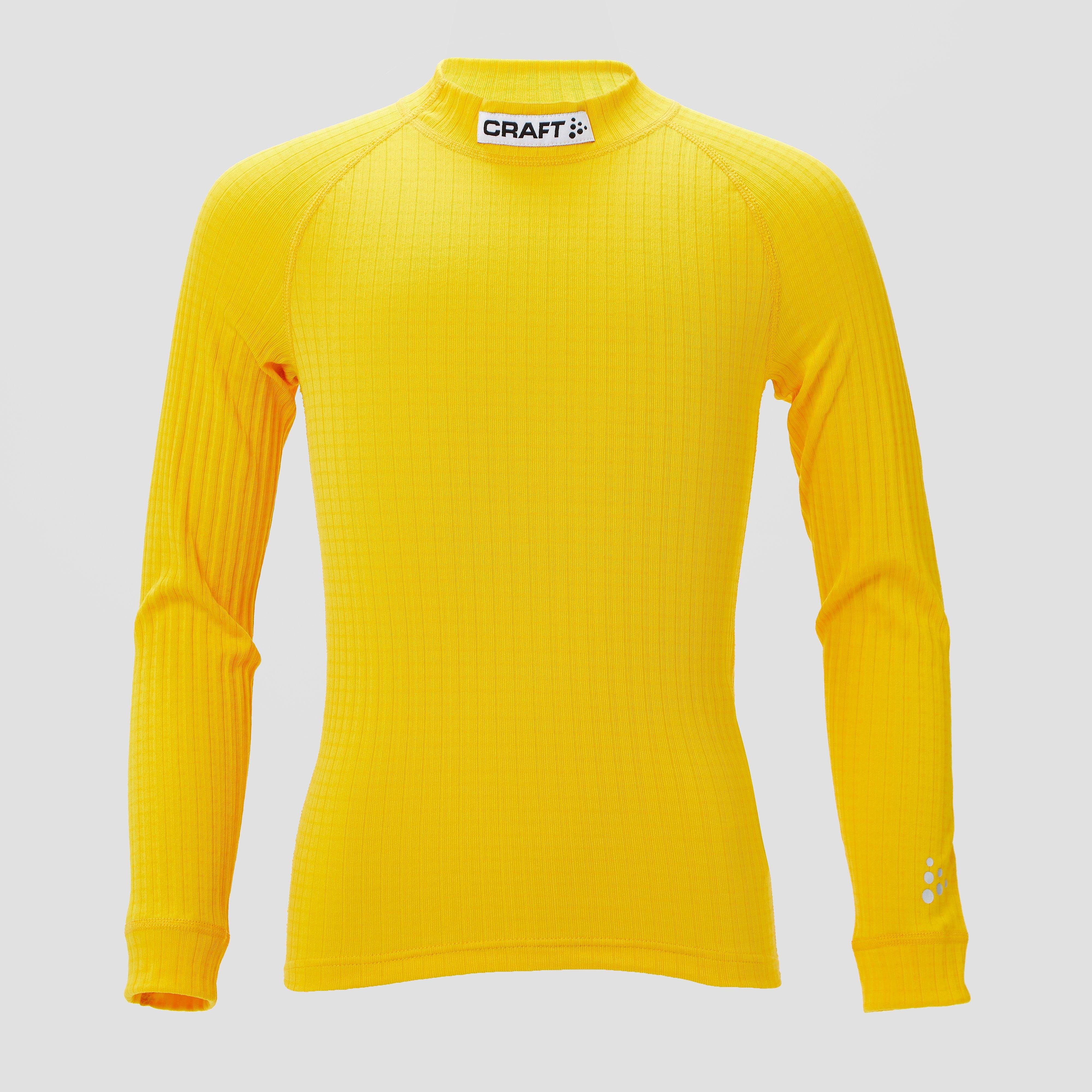 Craft progress baselayer thermoshirt geel kinderen