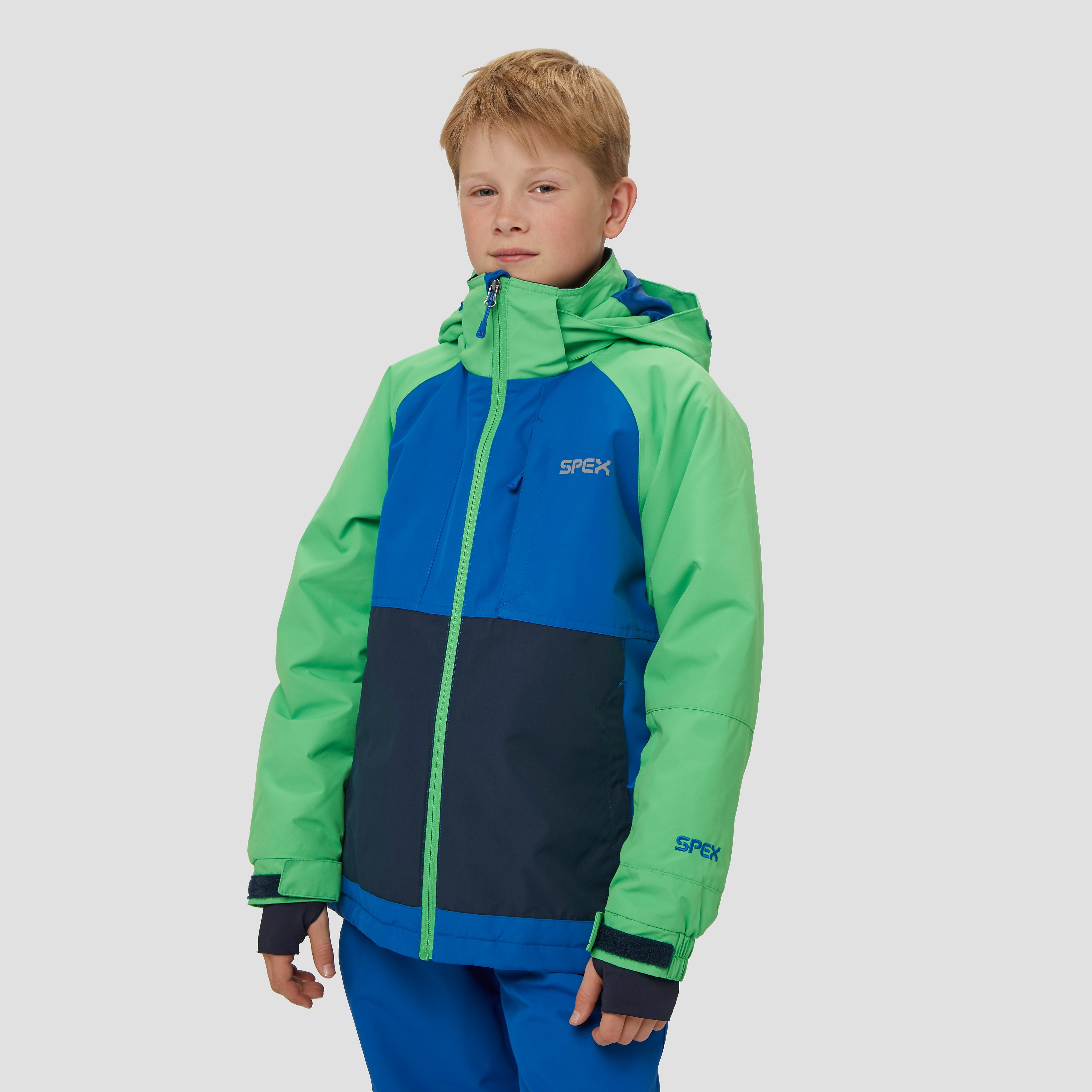 Spex ragax ski jas groen kinderen
