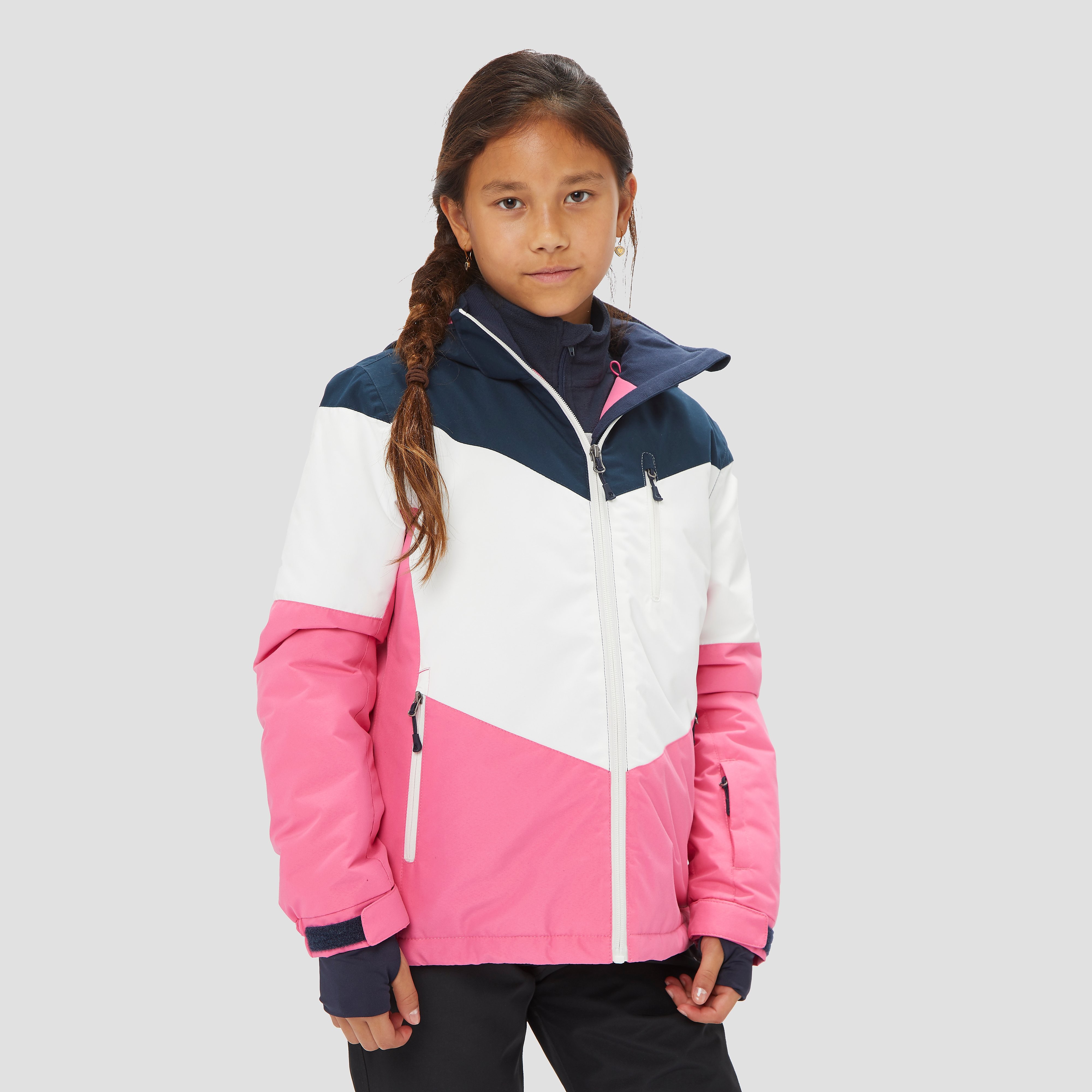 Spex parix ski jas roze kinderen