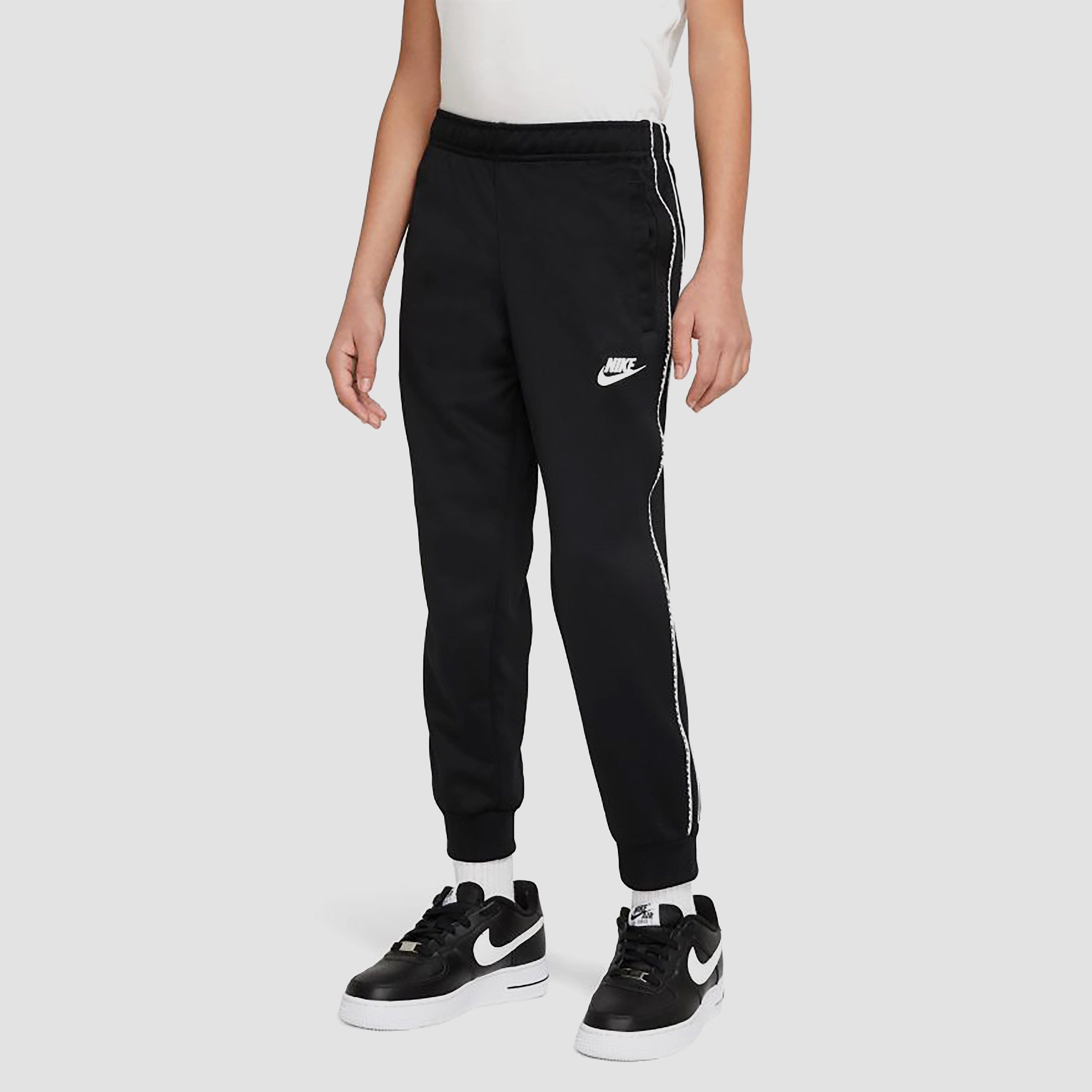 Nike sportswear repeat joggingbroek zwart kinderen
