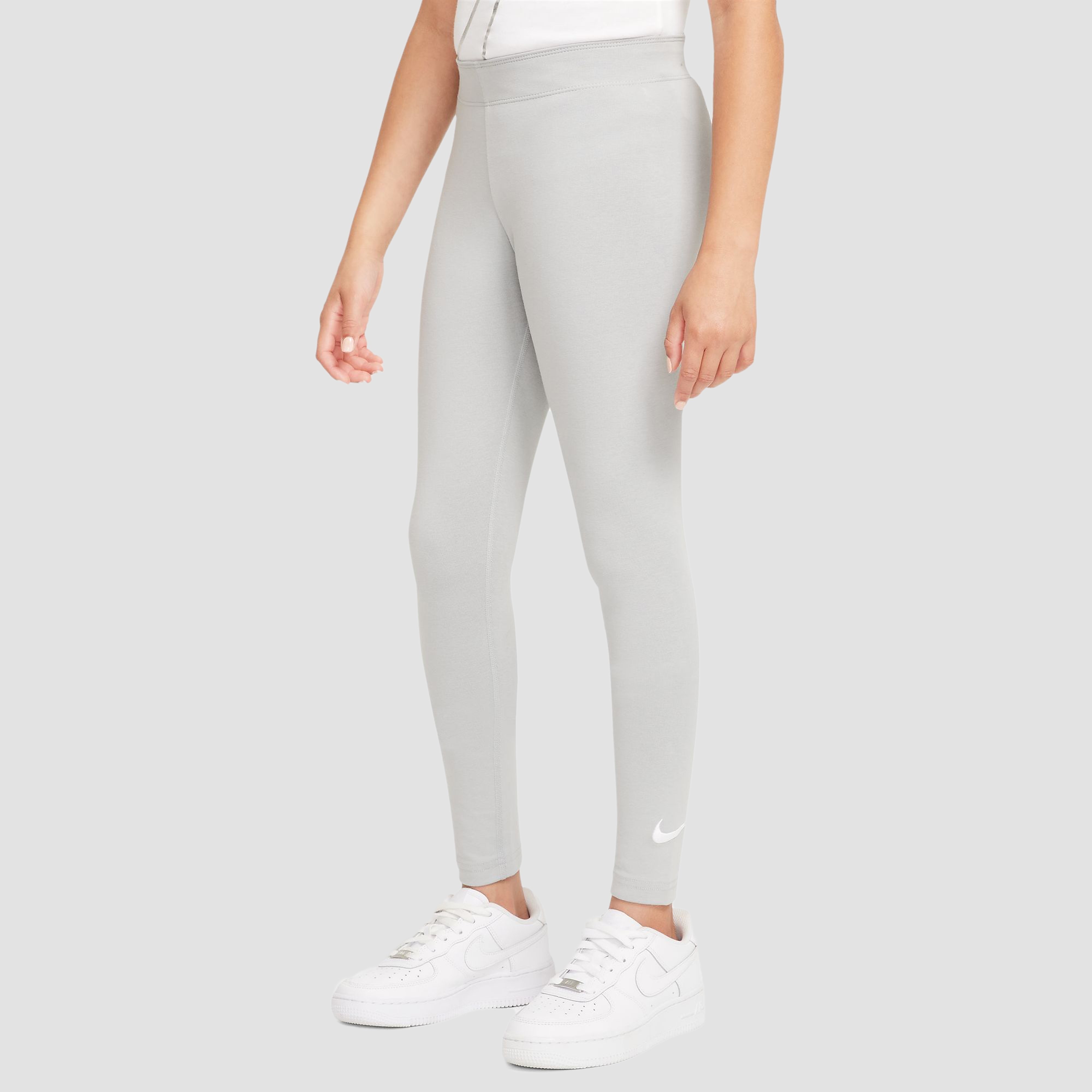 Nike sportswear favorites swoosh legging grijs kinderen