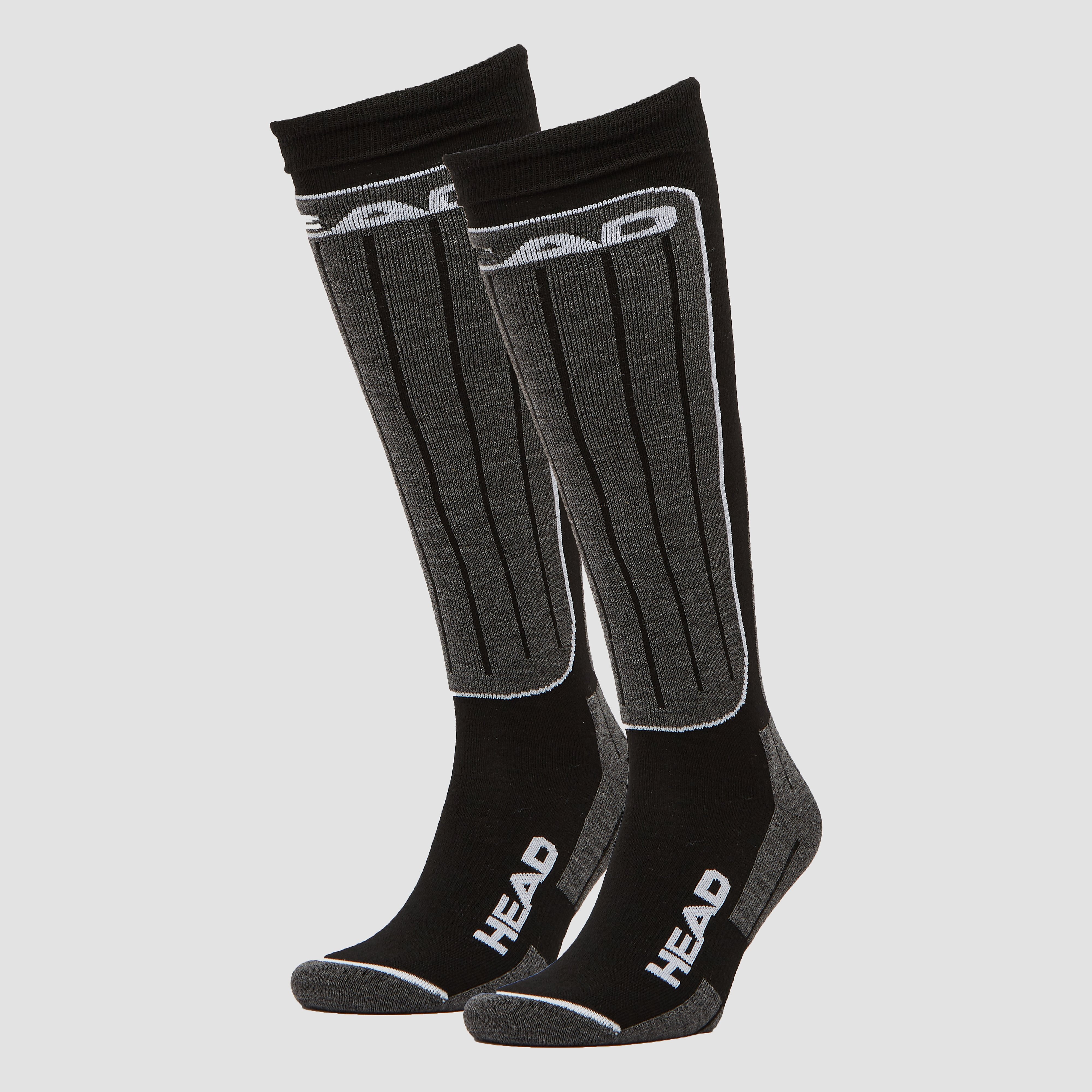 Head premium skisokken 2-pack zwart