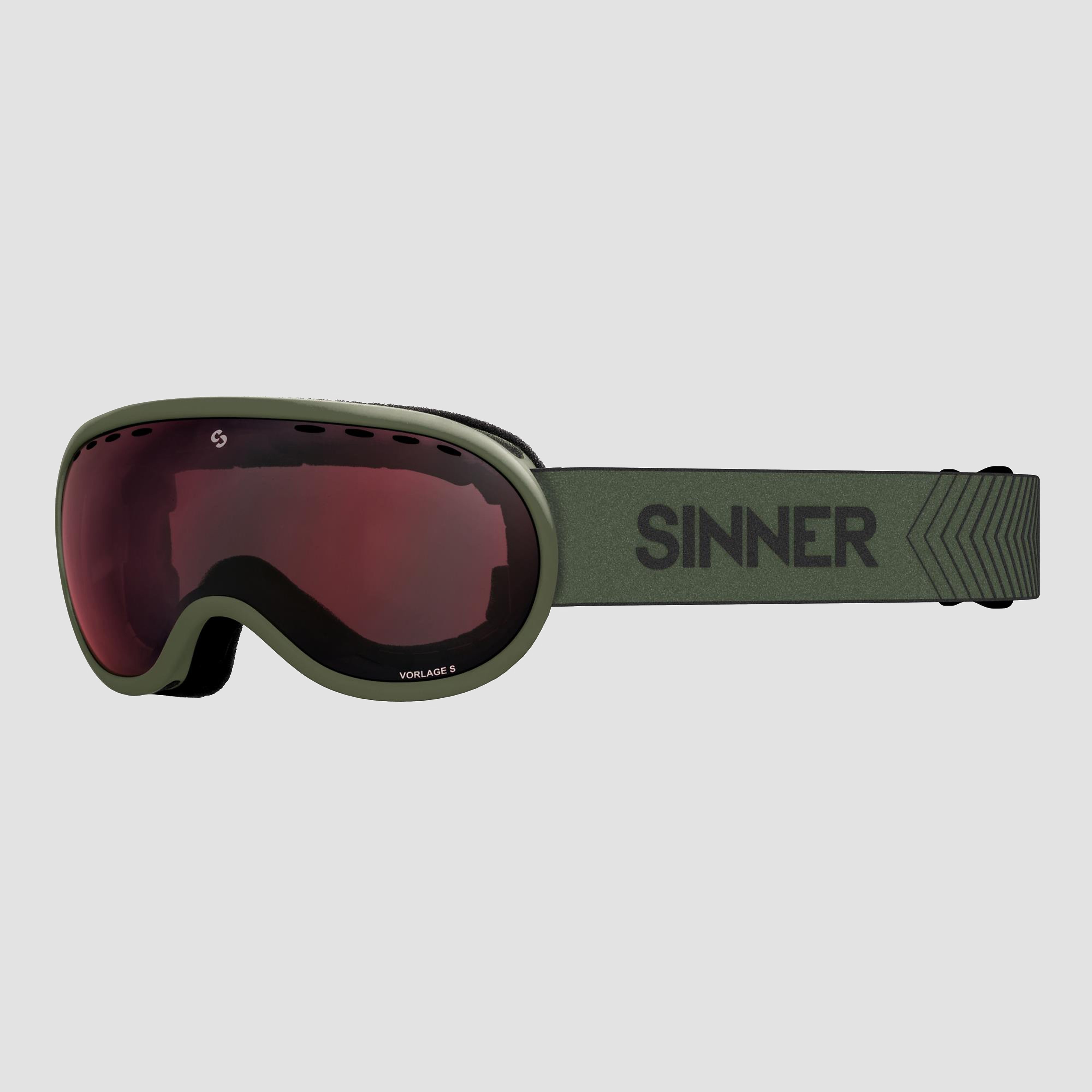 Sinner vorlage skibril groen