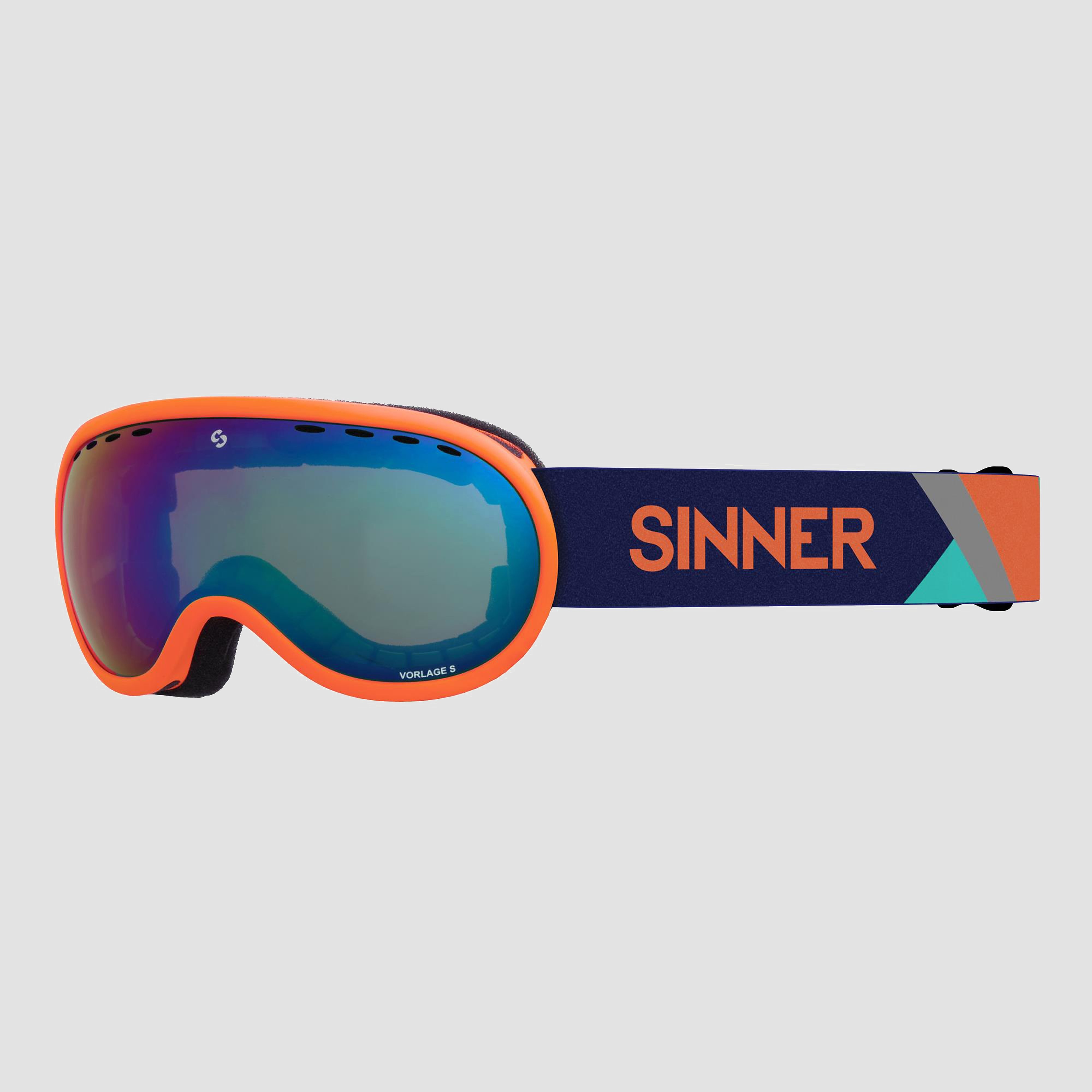 Sinner vorlage skibril oranje