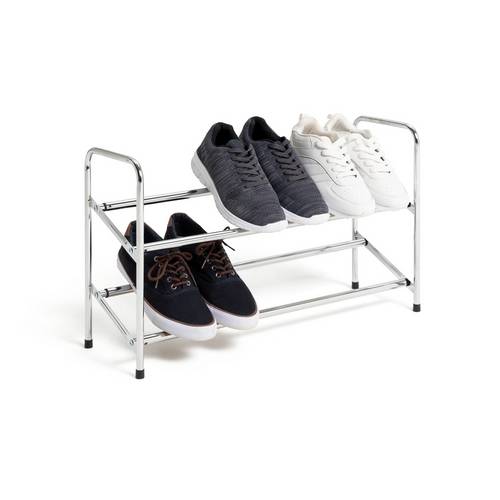 Buy Argos Home 2 Tier Extending Shoe Rack - Chrome at Argos.ie- Your Online Shop for .