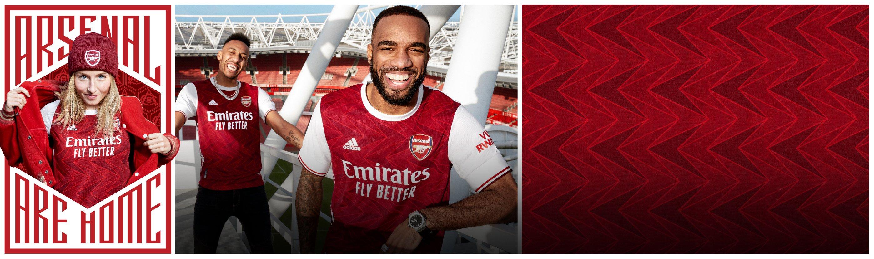 arsenal home kit 2020